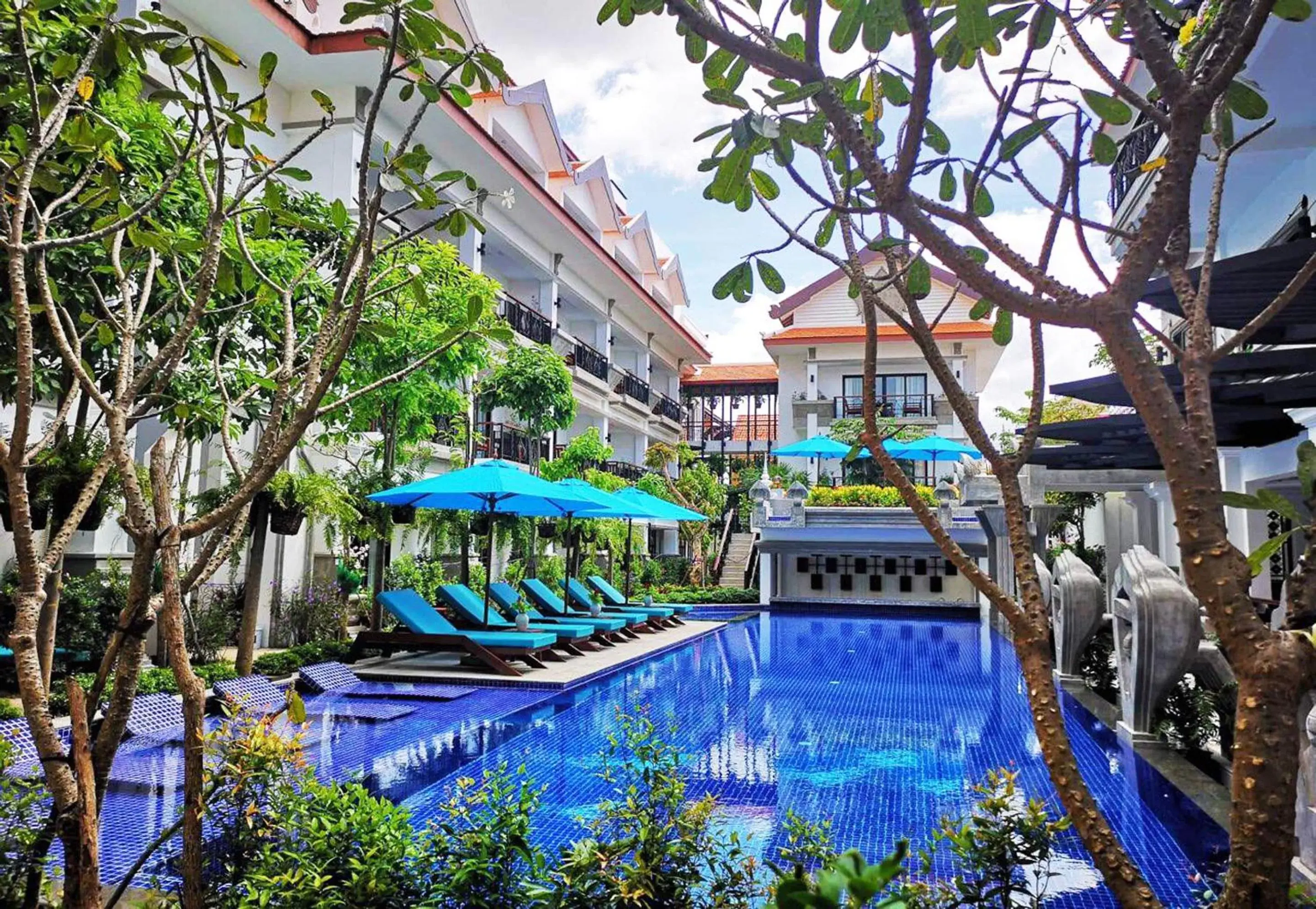 Pool view, Swimming Pool in Khmer Mansion Residence