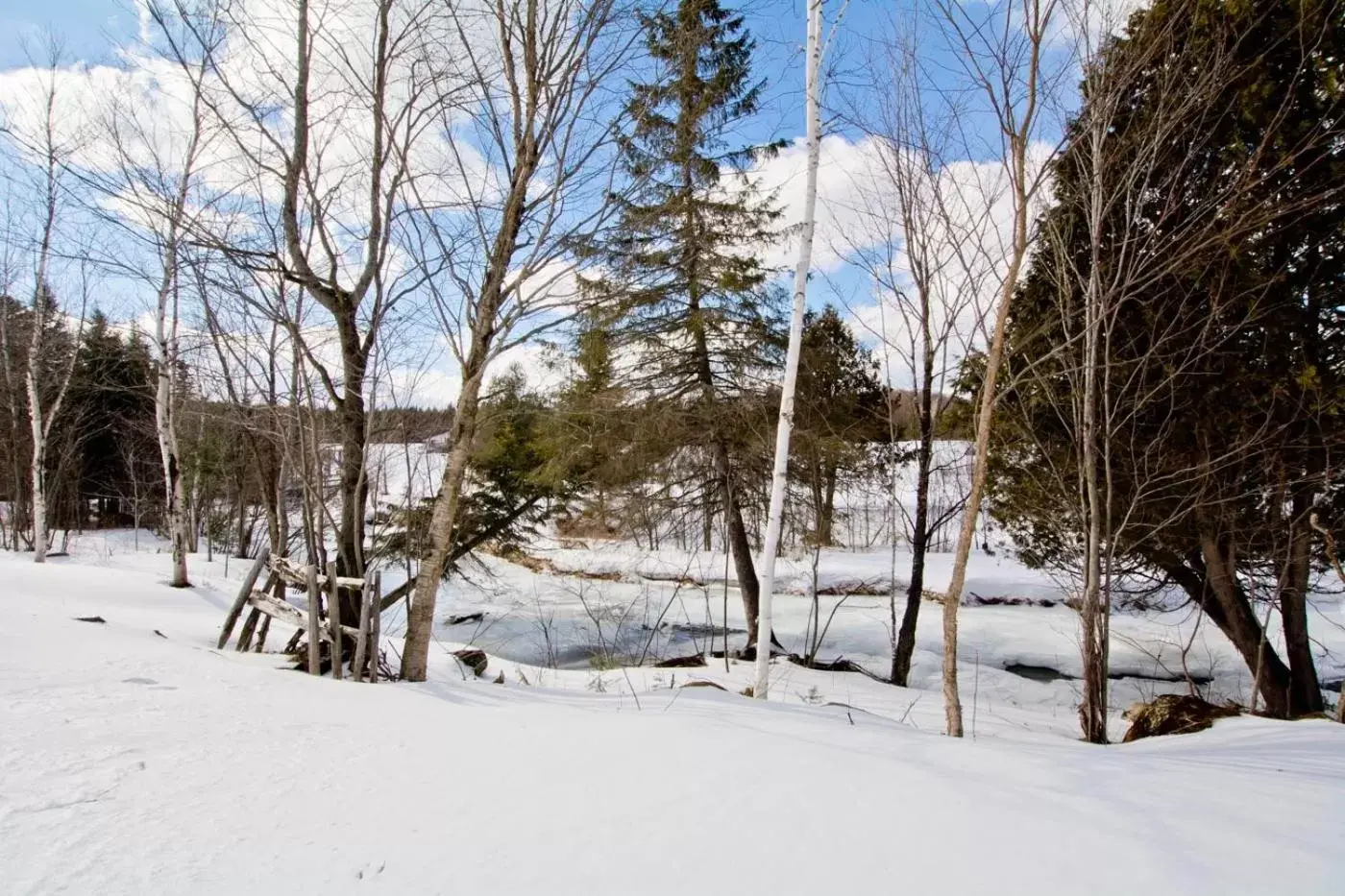 Winter in Camping Chalets Spas Pignons Rouges