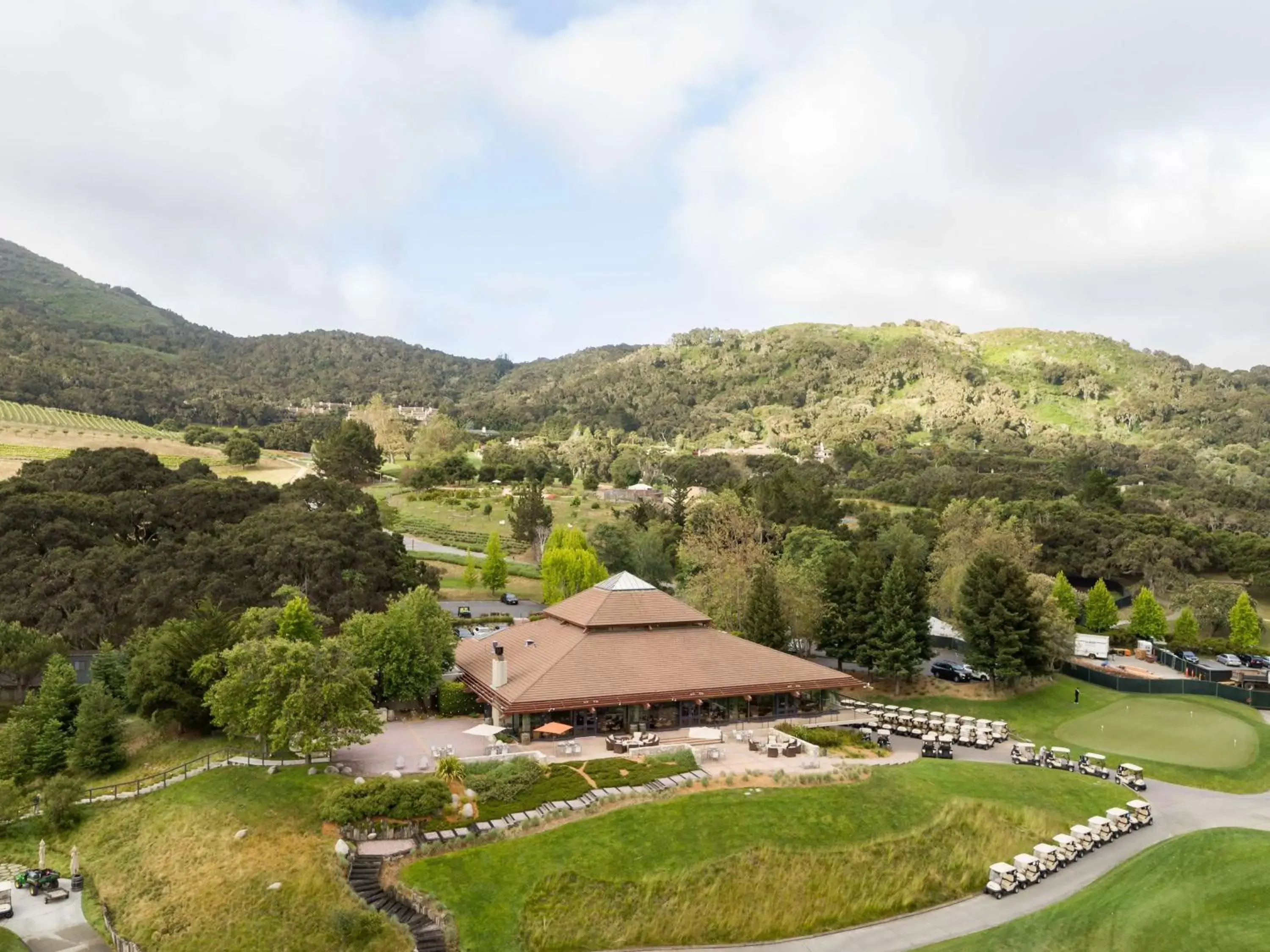 Property building, Bird's-eye View in Carmel Valley Ranch, in The Unbound Collection by Hyatt