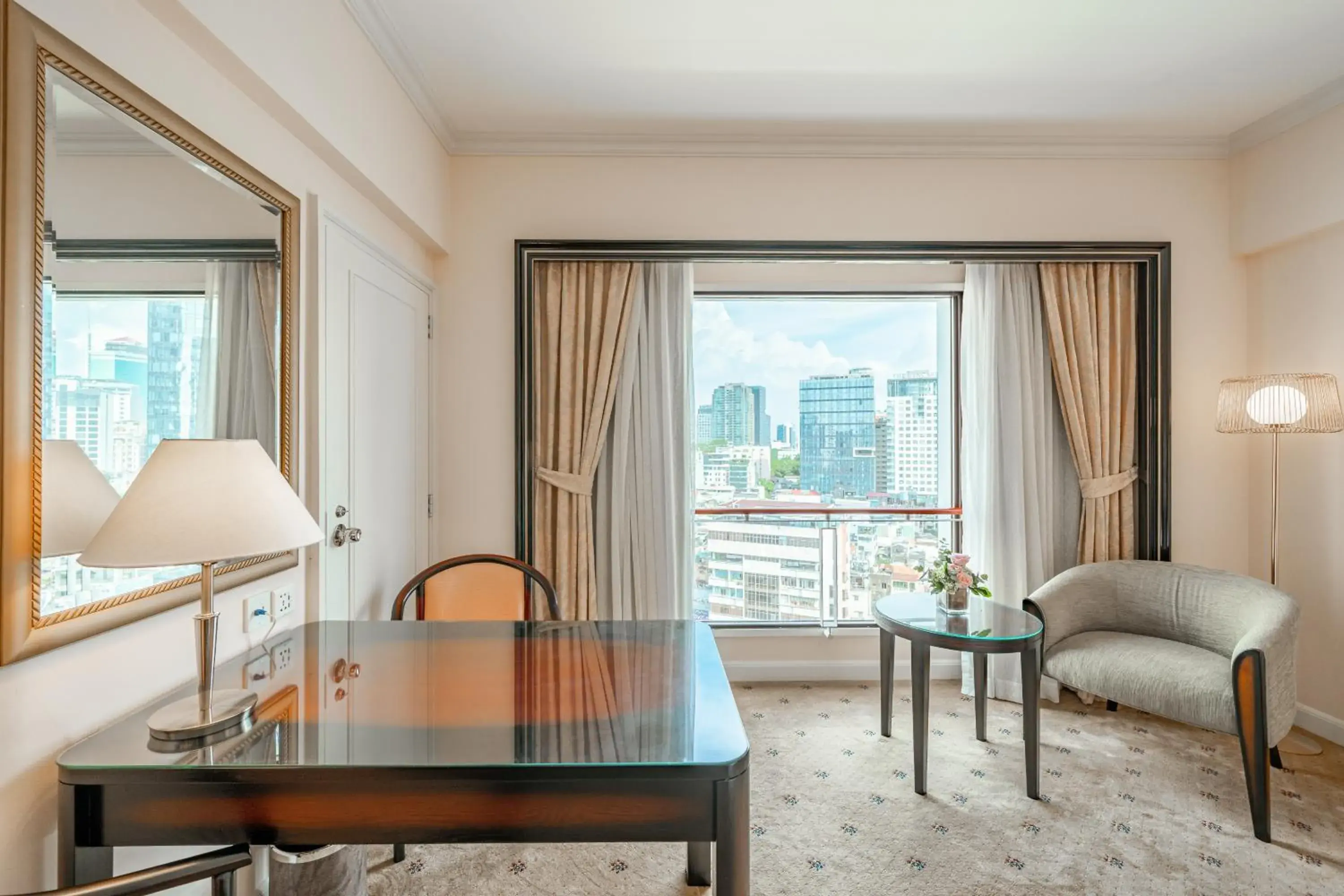 Seating area in Lotte Hotel Saigon