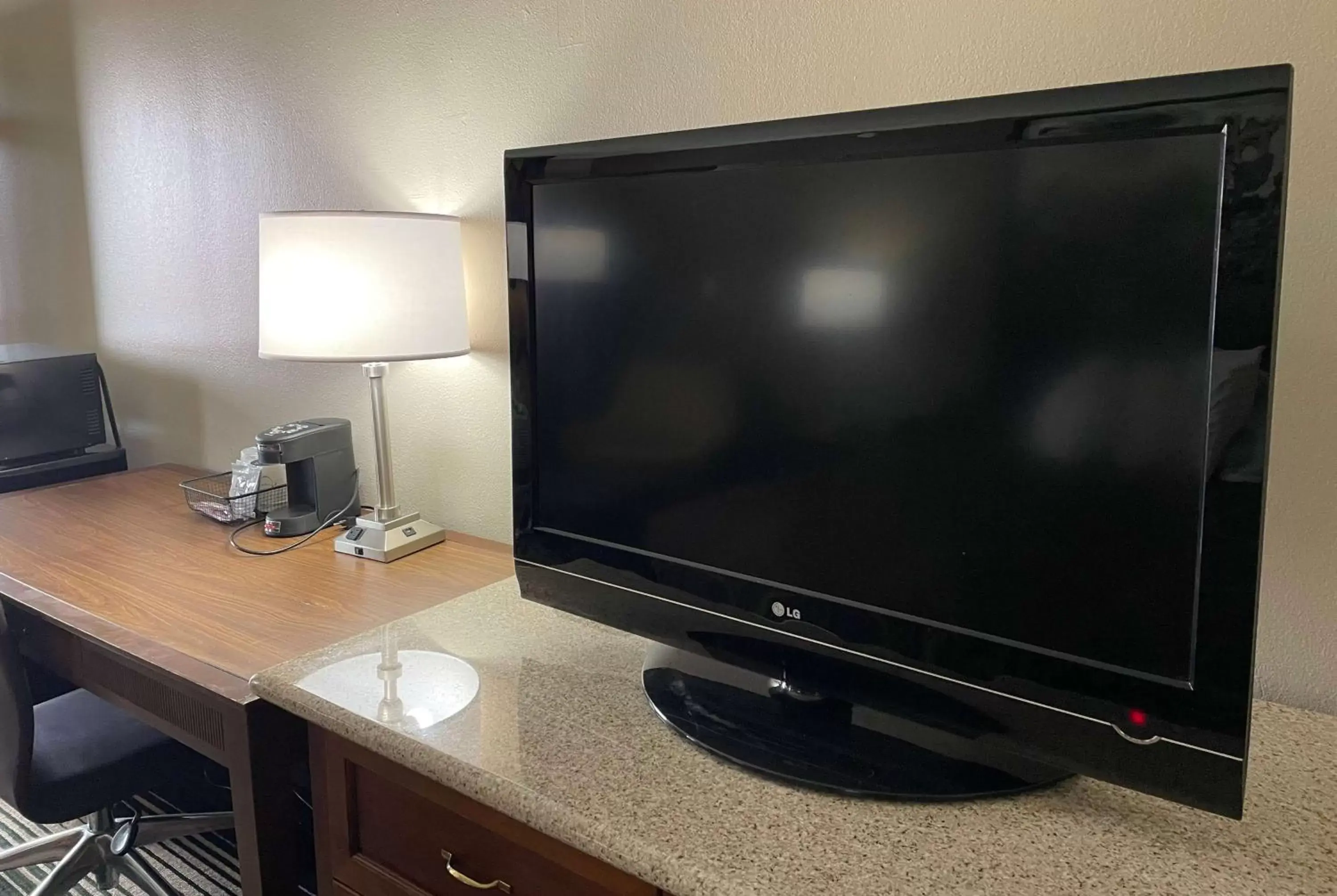 Photo of the whole room, TV/Entertainment Center in Super 8 by Wyndham Junction City