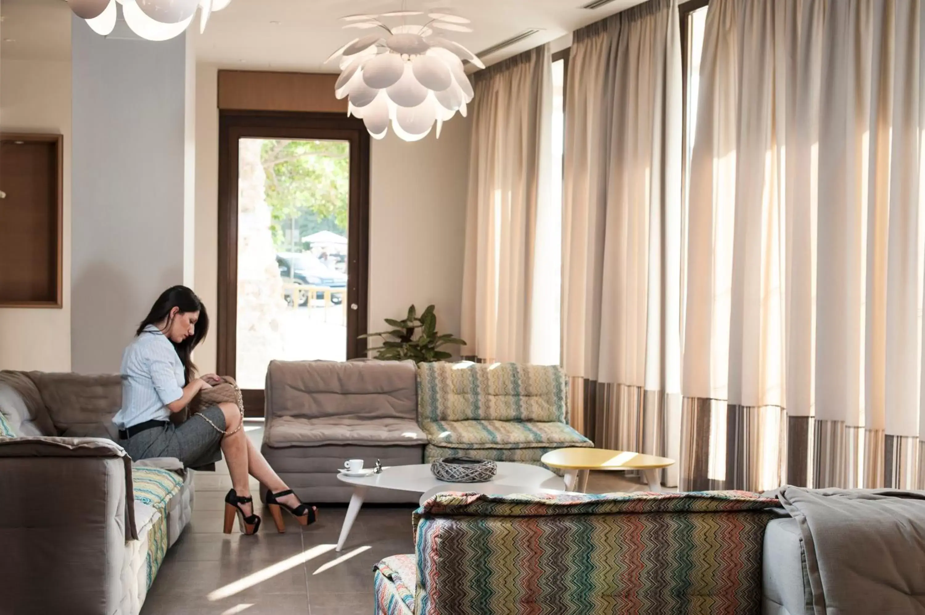 Living room in Kriti Hotel Living room in Kriti Hotel