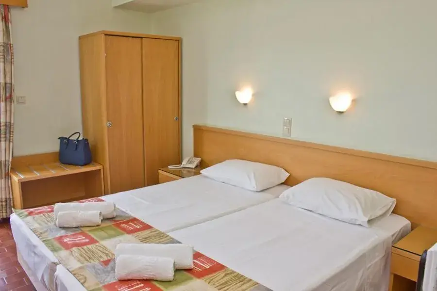 Bed in Nafsika Hotel Bed in Nafsika Hotel