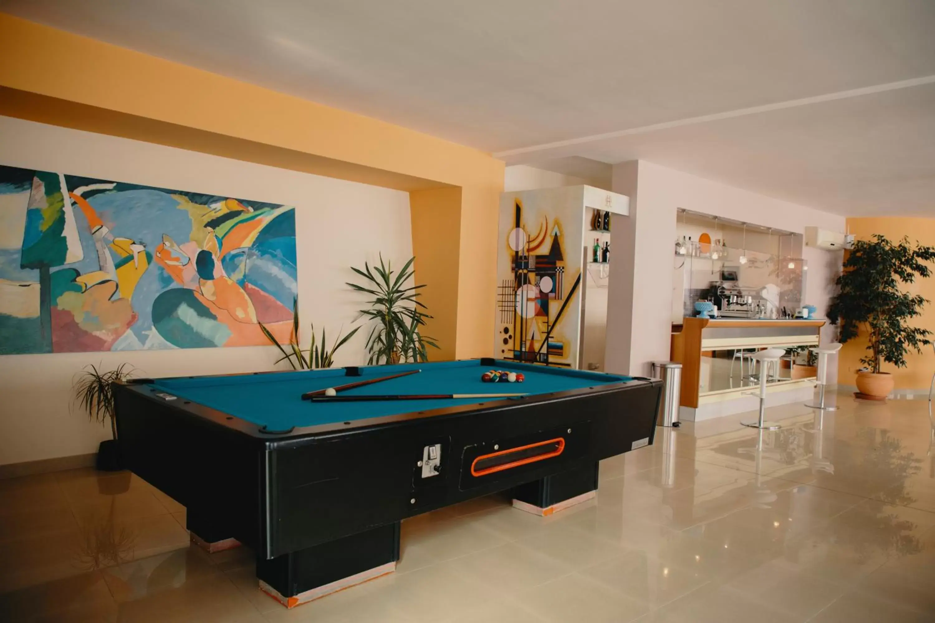 Billiards in Halykos Hotel