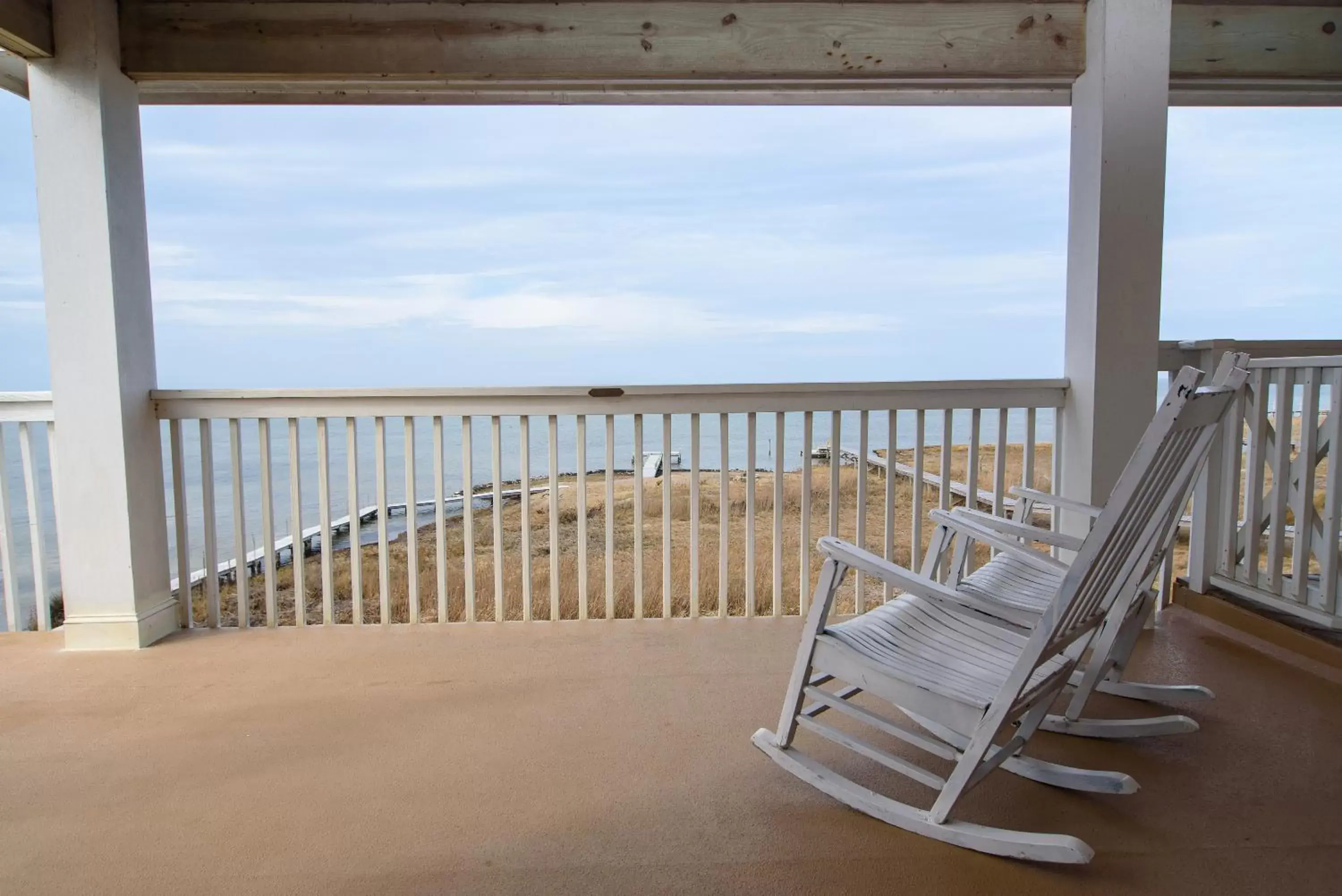 Balcony/Terrace in The Inn on Pamlico Sound