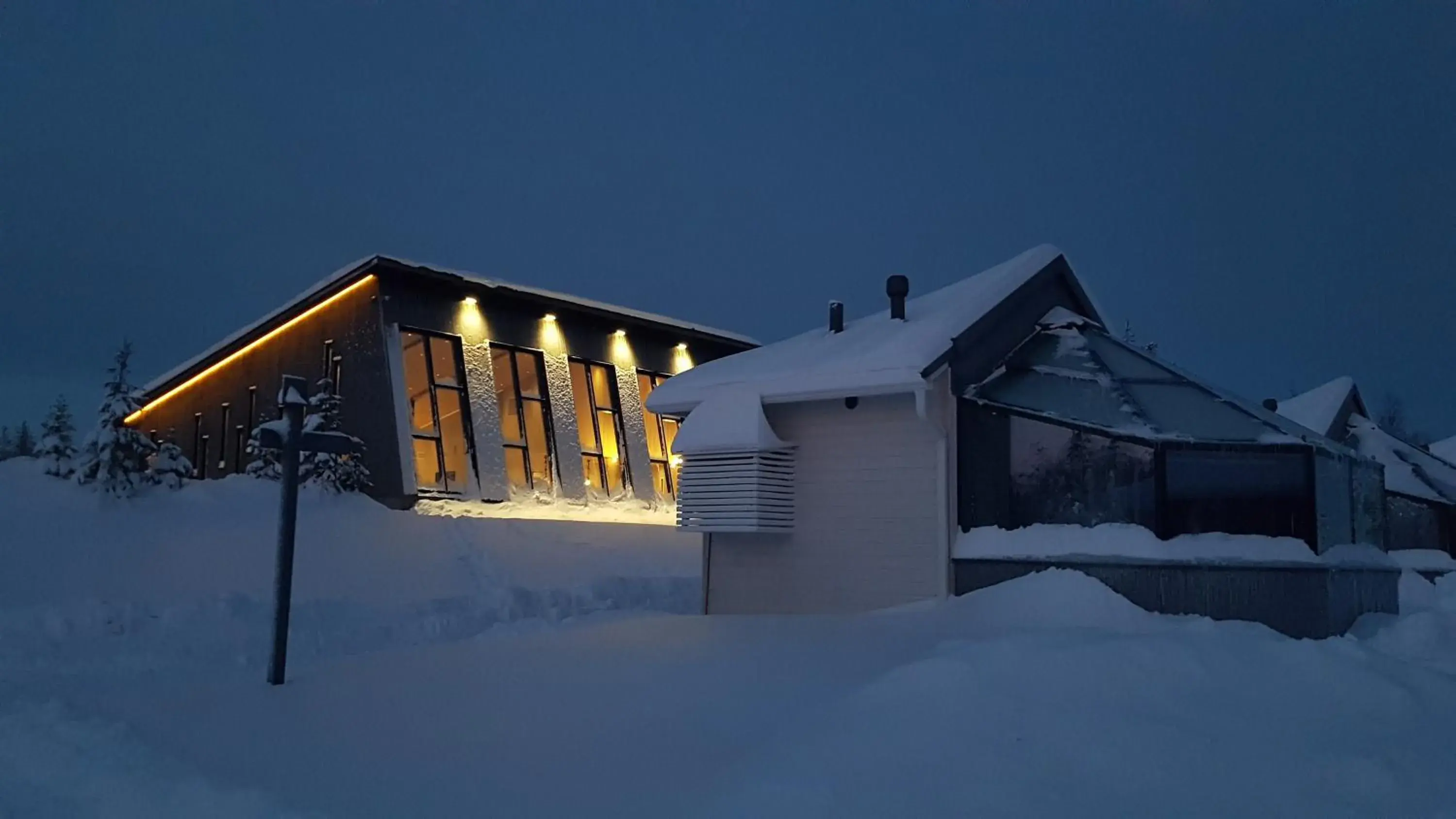 Winter in Santa's Igloos Arctic Circle