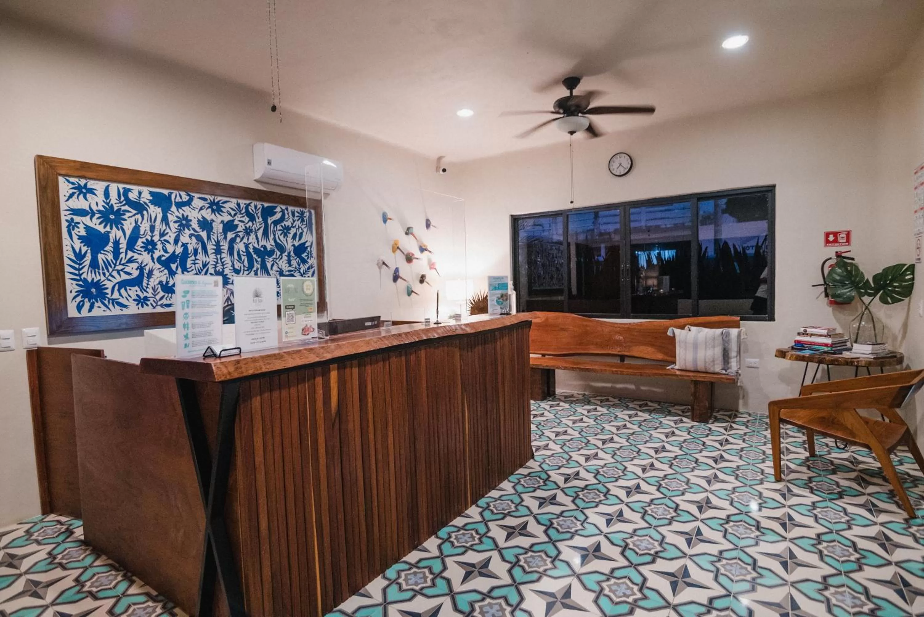 Lobby or reception in Blue Palm Bacalar