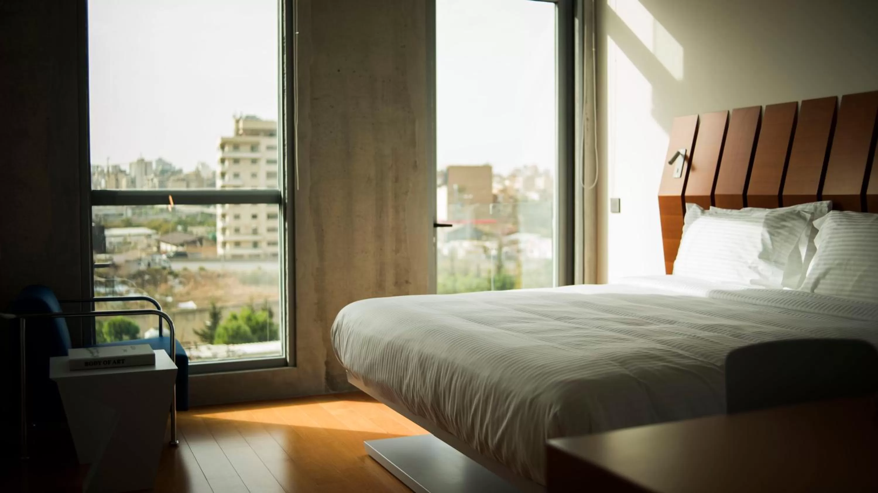 Bed in Bossa Nova Beirut Hotel