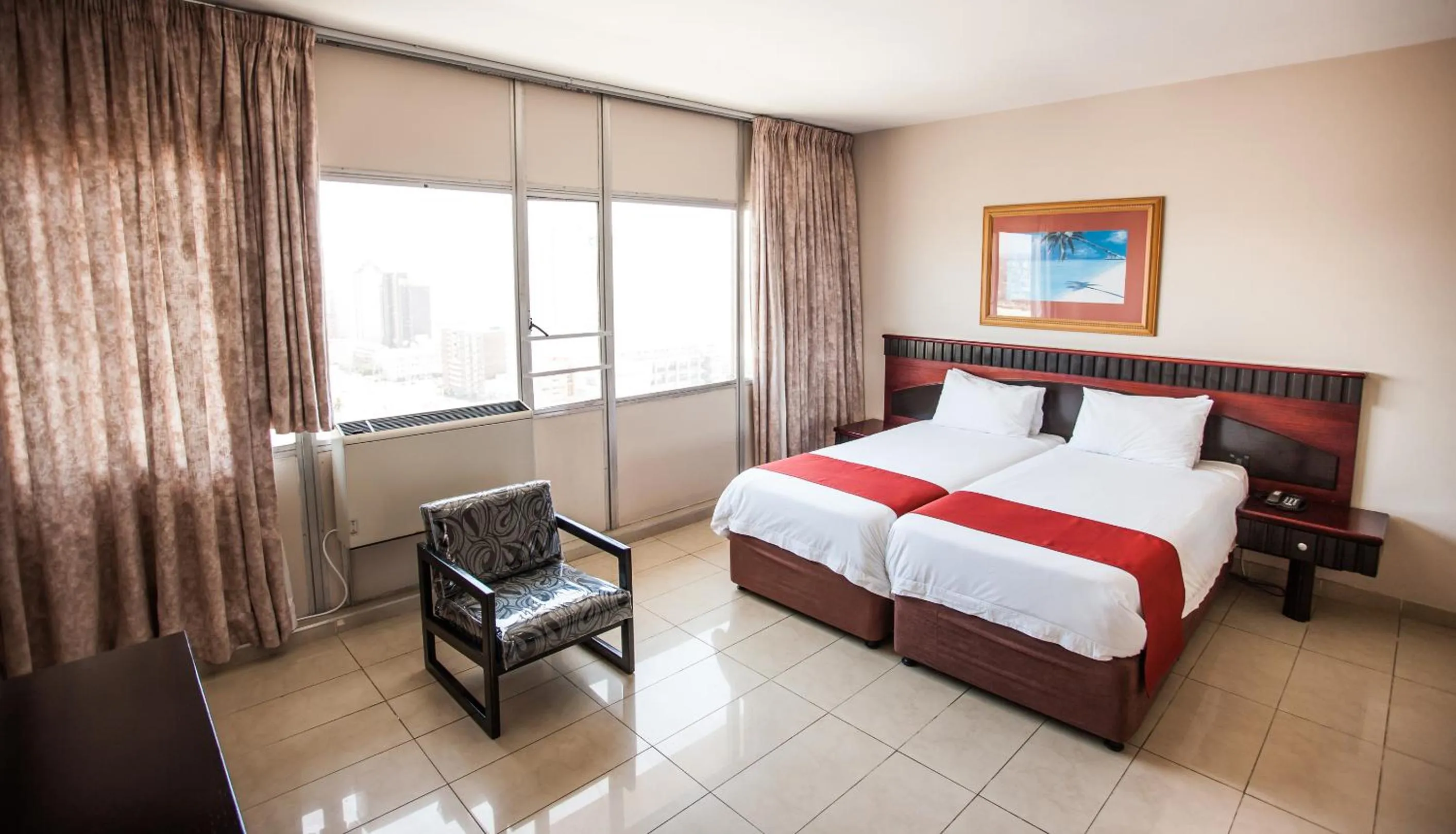 Bedroom, Bed in Coastlands Durban Self Catering Holiday Apartments