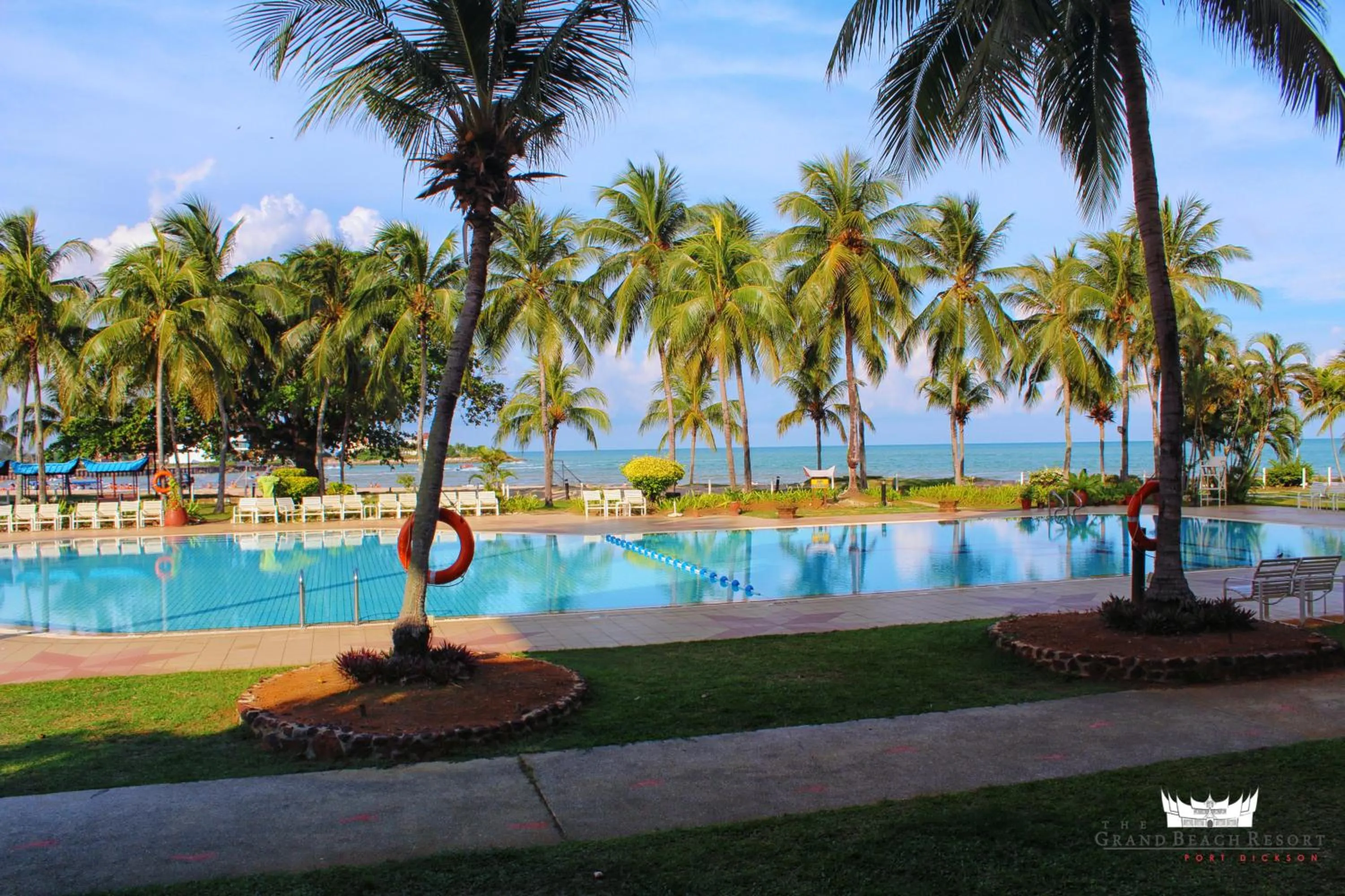 Swimming pool in The Grand Beach Resort Port Dickson