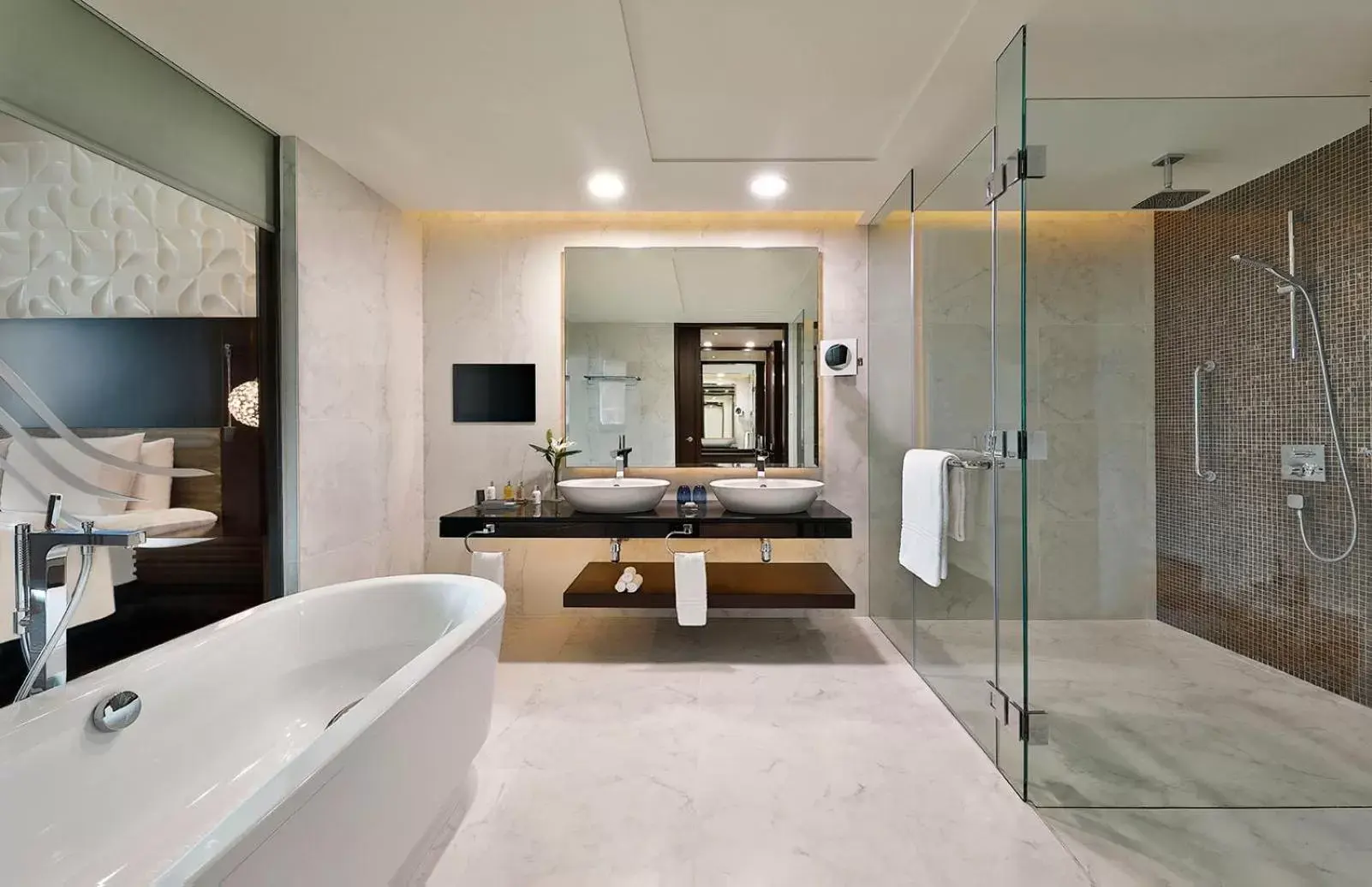 Bathroom in Marriott Hotel Al Forsan, Abu Dhabi