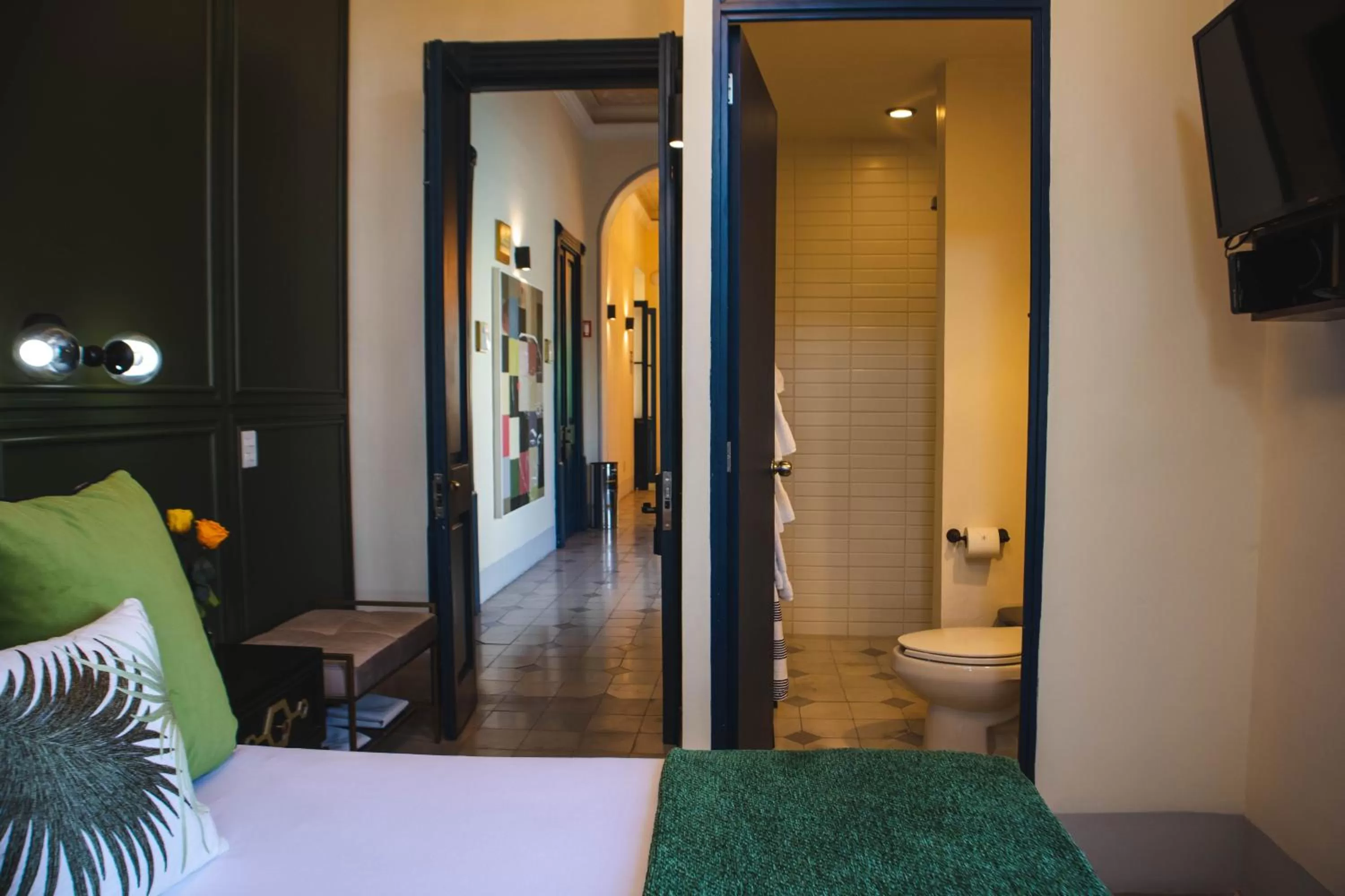 Bathroom, Bed in GALA Hotel Boutique