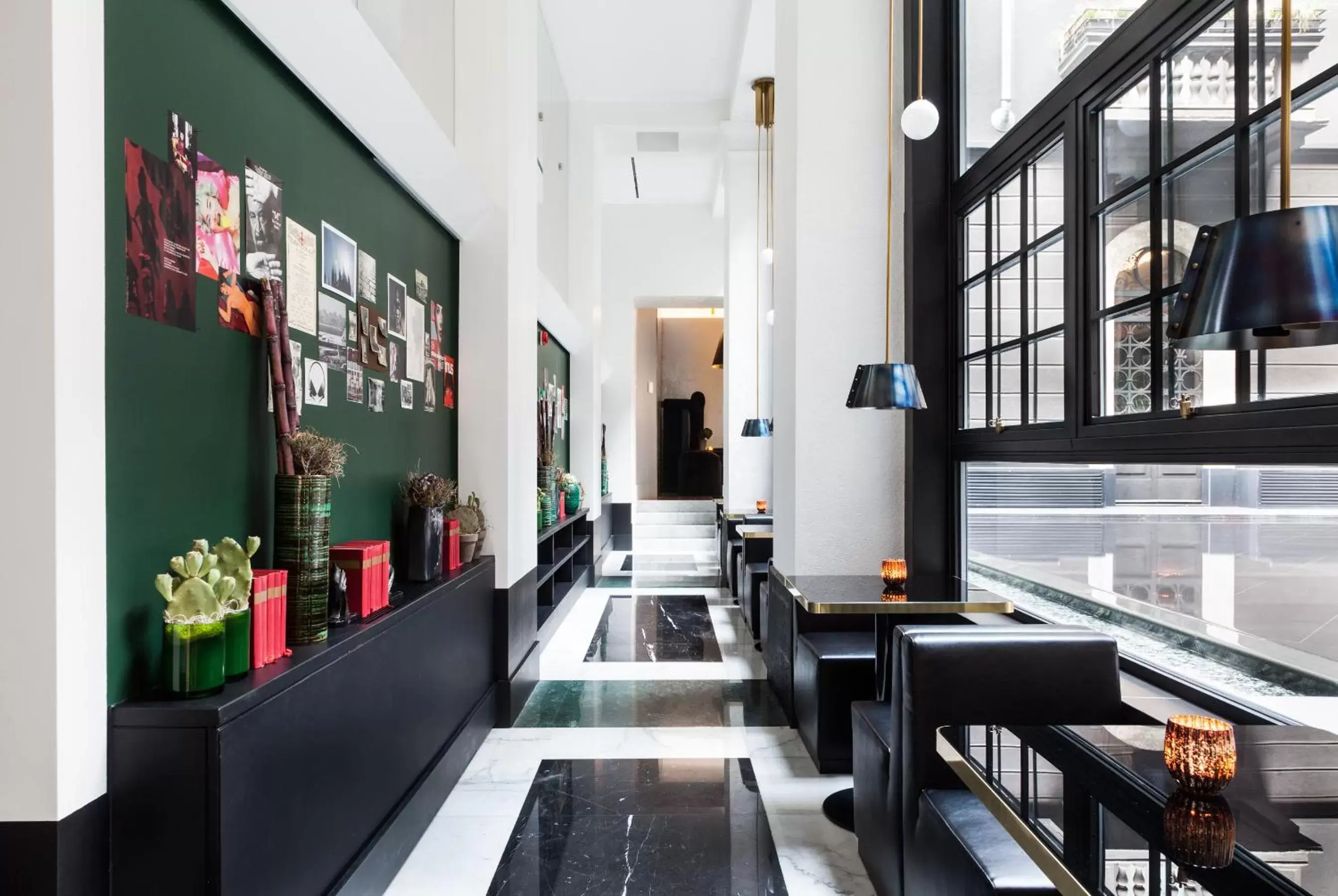 Lobby or reception, Restaurant/Places to Eat in Senato Hotel Milano