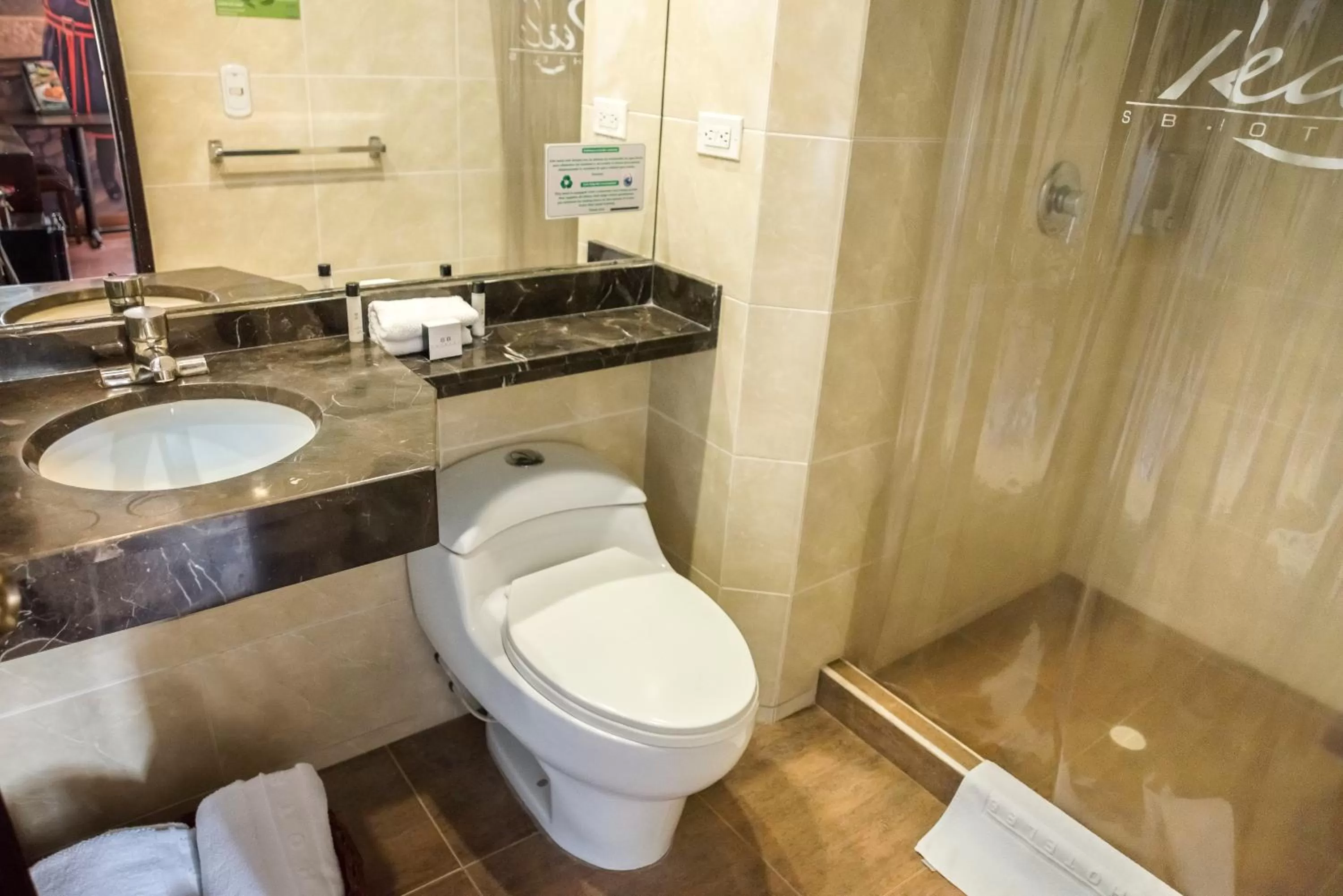 Bathroom in Hotel Santa Barbara Real