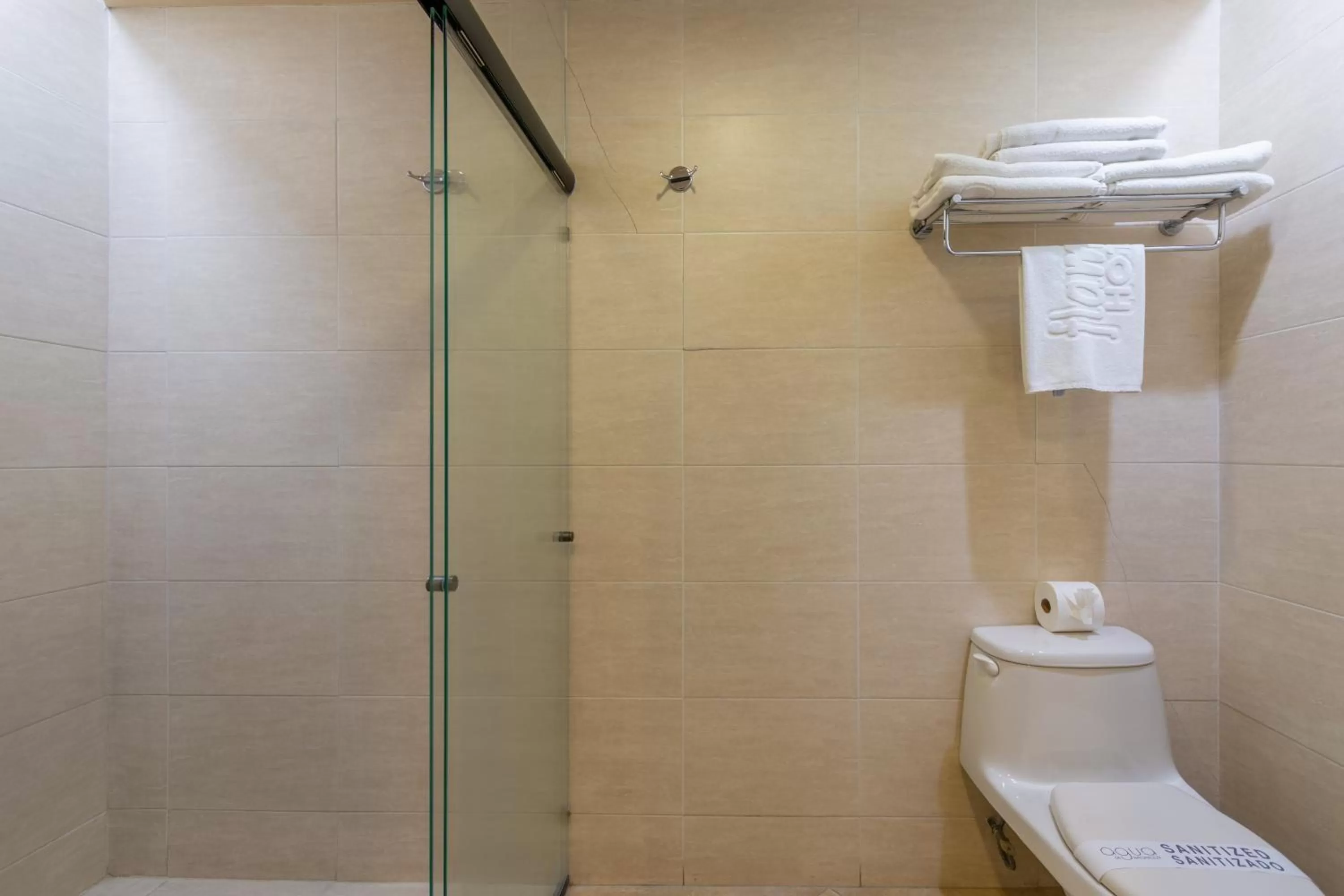 Shower in Hotel Flamingo Inn