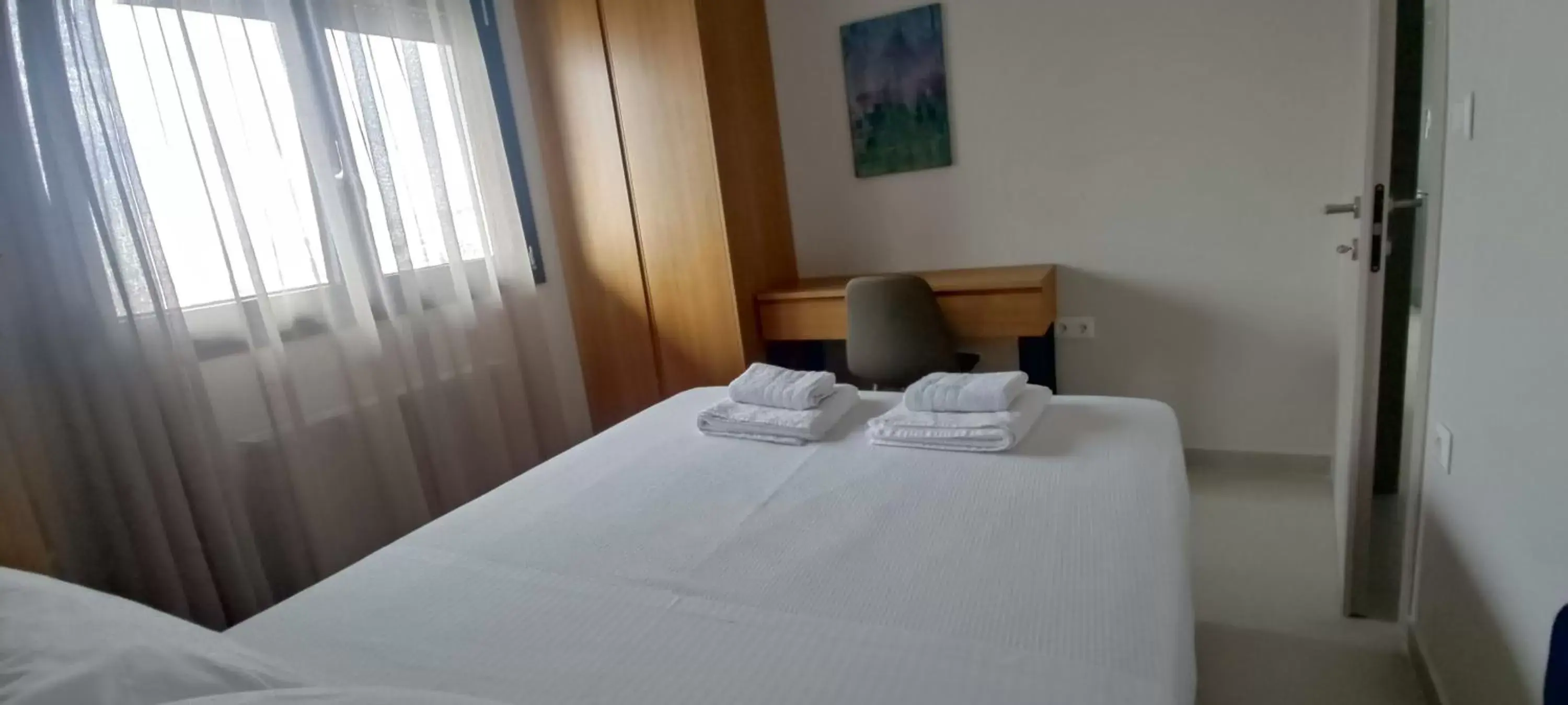 Bed in Toumba apartments