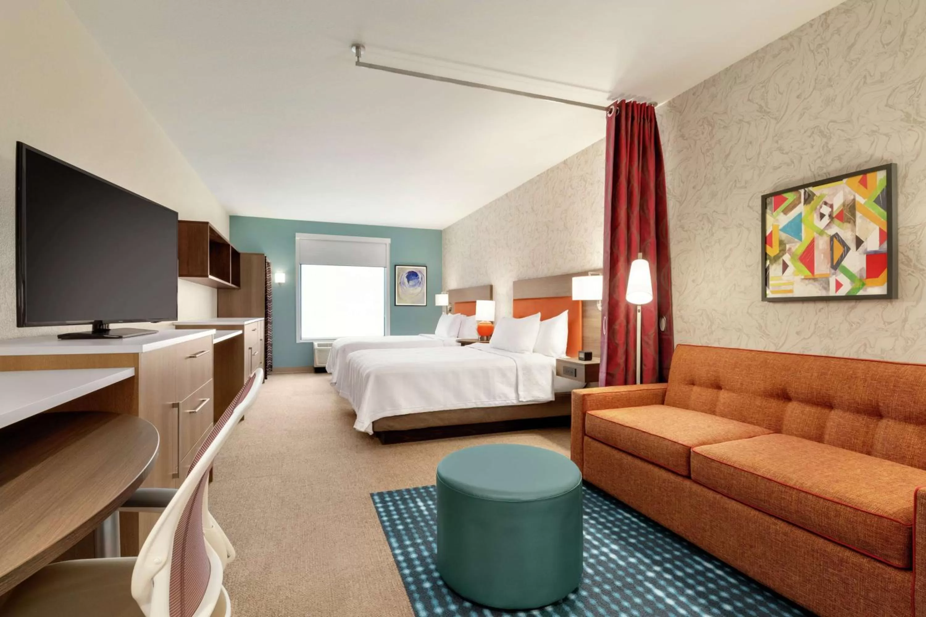 Bedroom, Bed in Home2 Suites By Hilton Rochester Greece