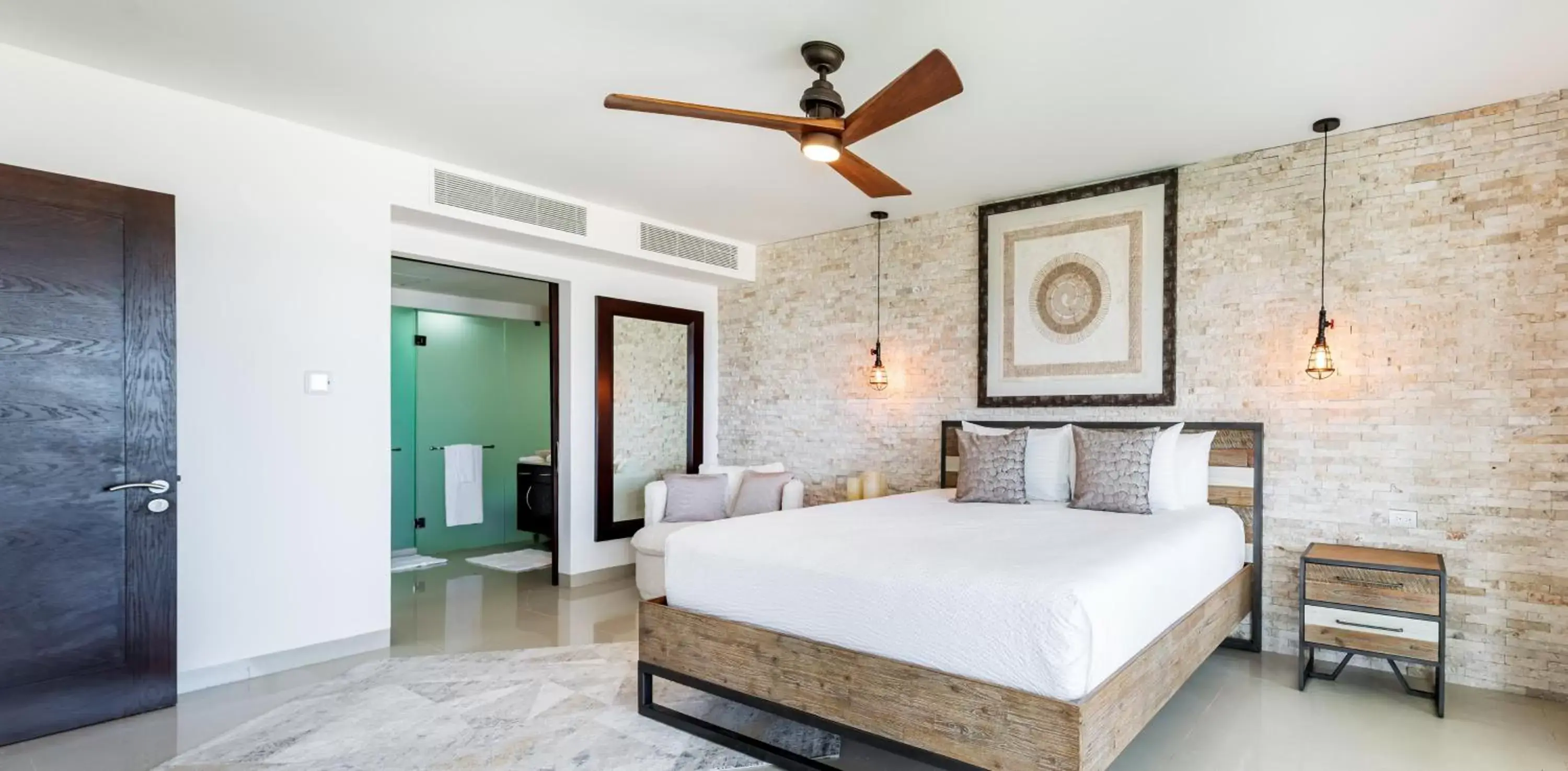 Bed in Mareazul Beach Front Condos At playa del Carmen