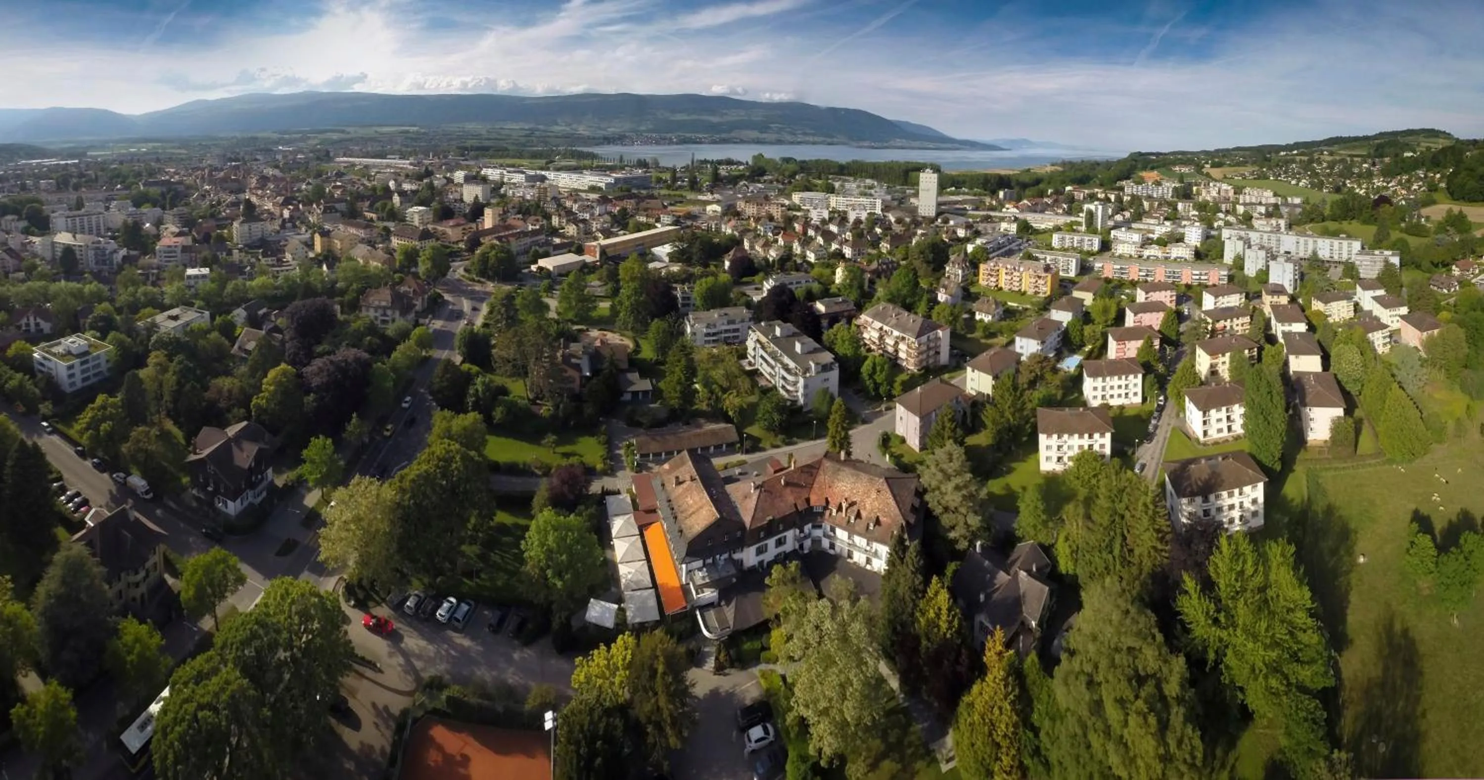 Bird's eye view in Hôtel la Prairie