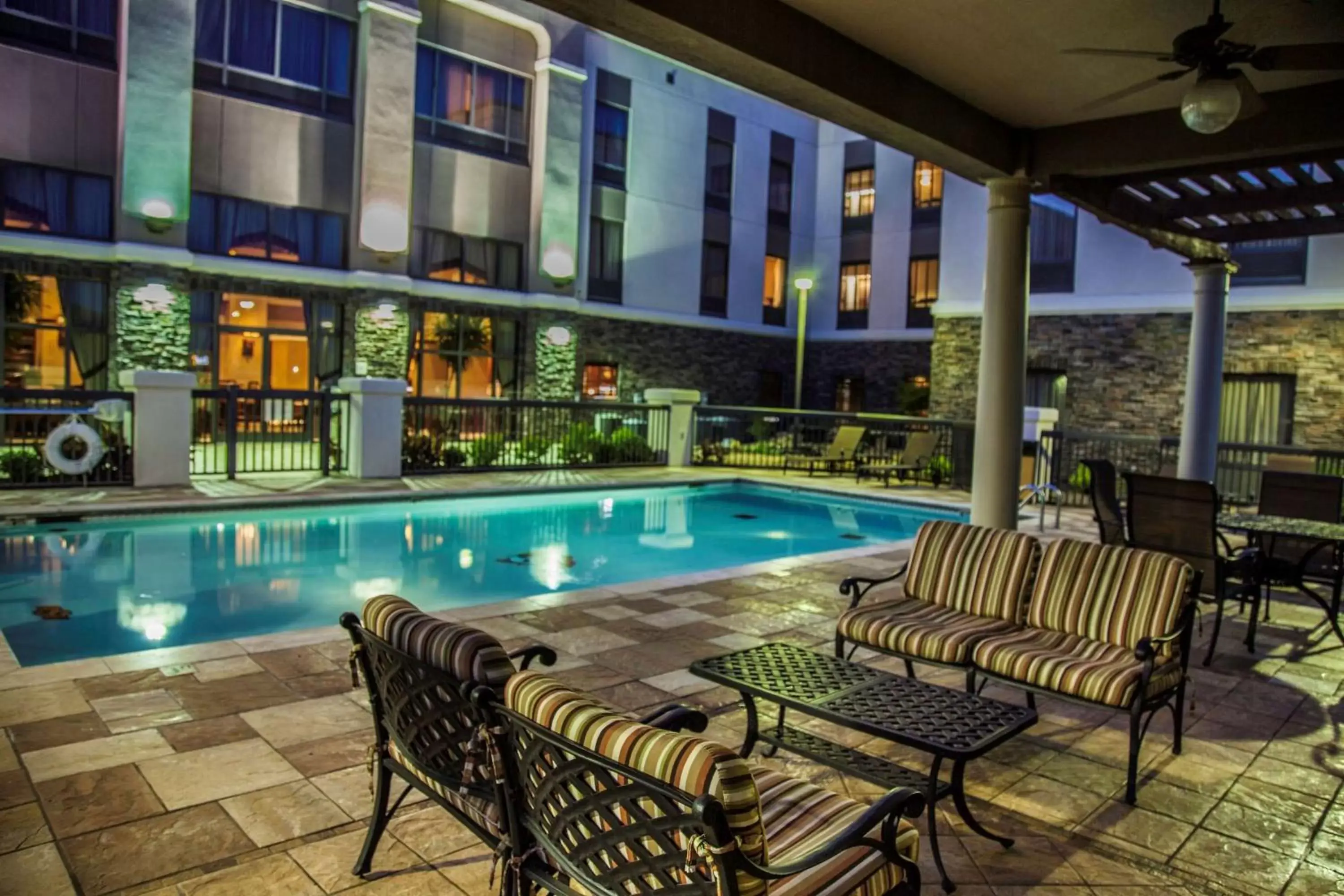 Pool view in Hampton Inn & Suites Stillwater Pool view in Hampton Inn & Suites Stillwater
