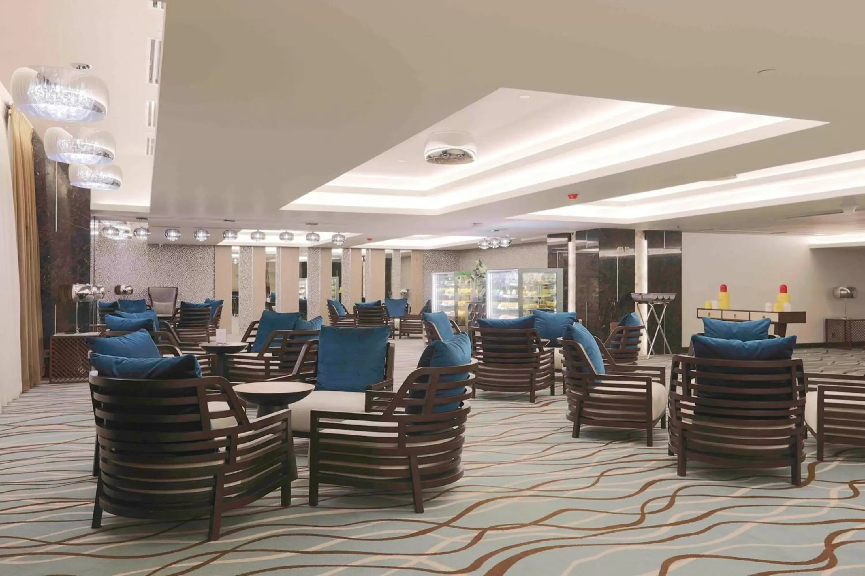 Lobby or reception, Restaurant/Places to Eat in bai Hotel Cebu