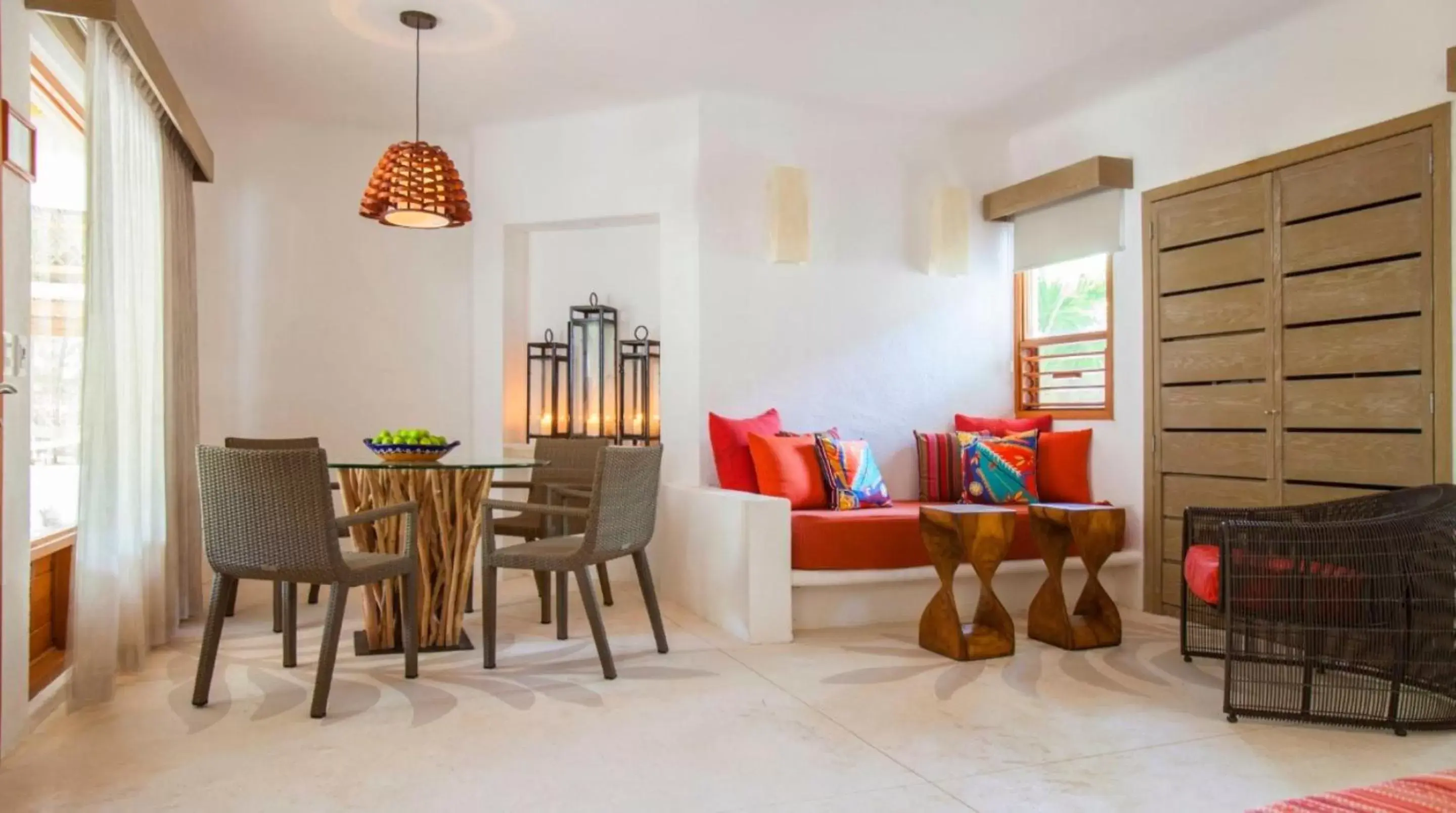 Garden view, Dining Area in Mahekal Beach Front Resort & Spa