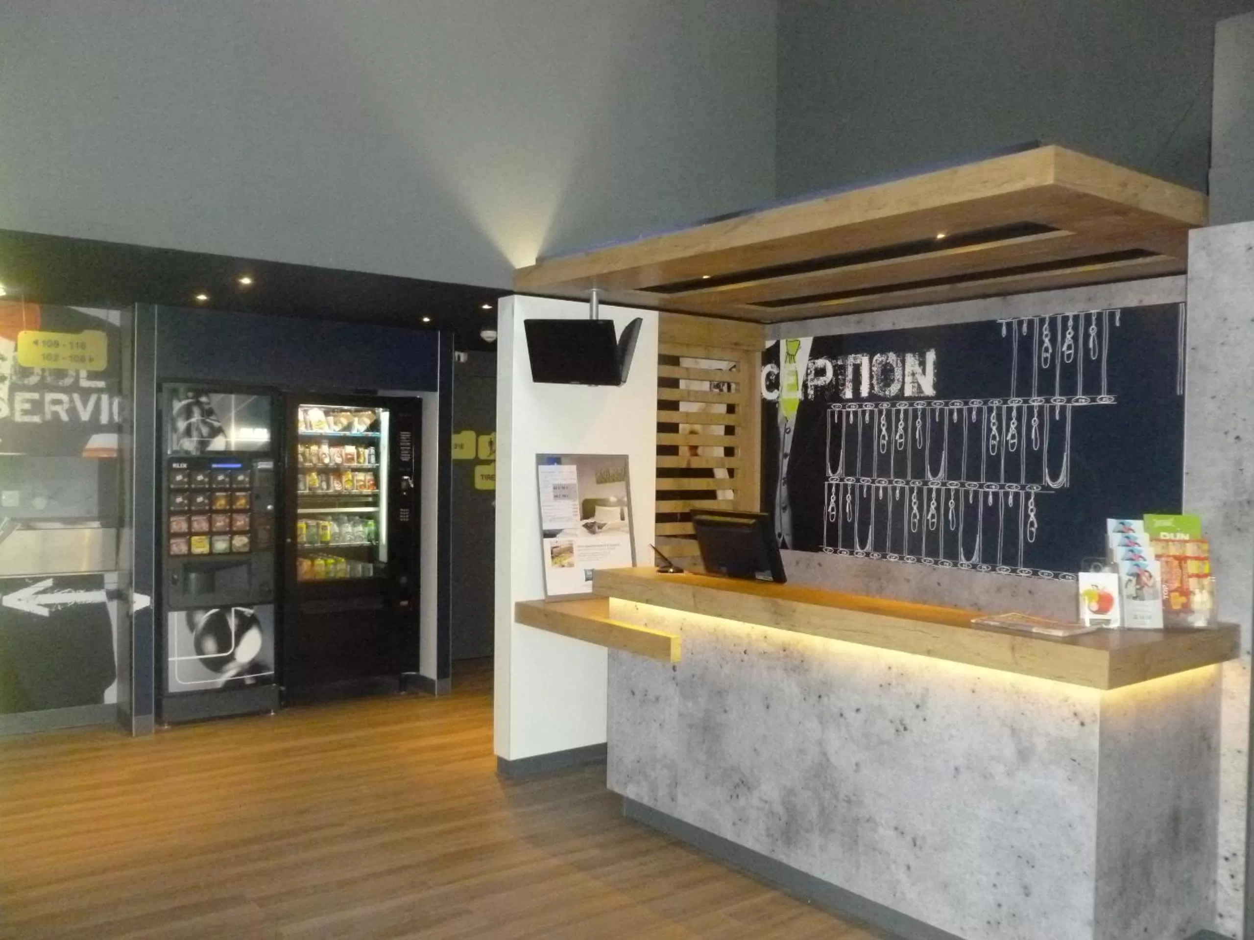 Lobby or reception in Ibis budget Dunkerque Grande Synthe