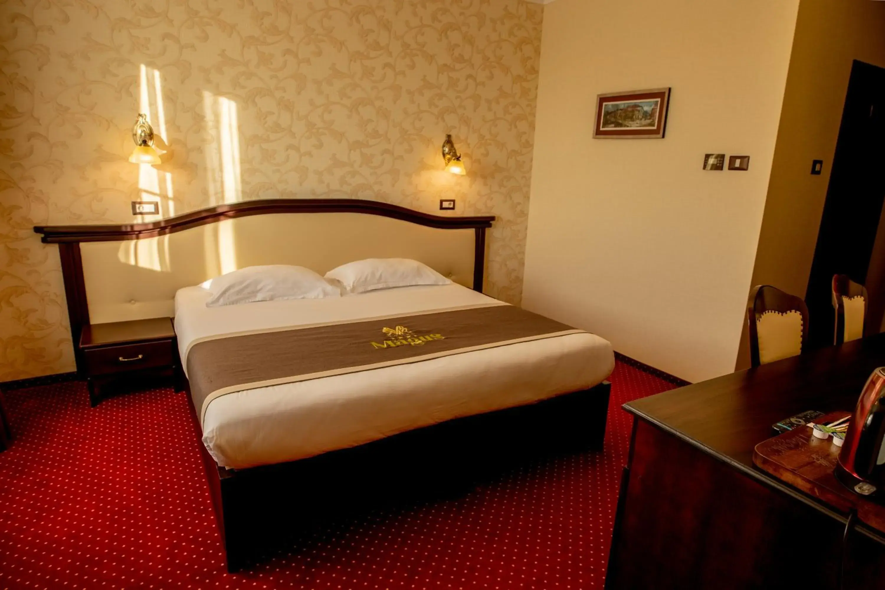 Bed in Magus Hotel