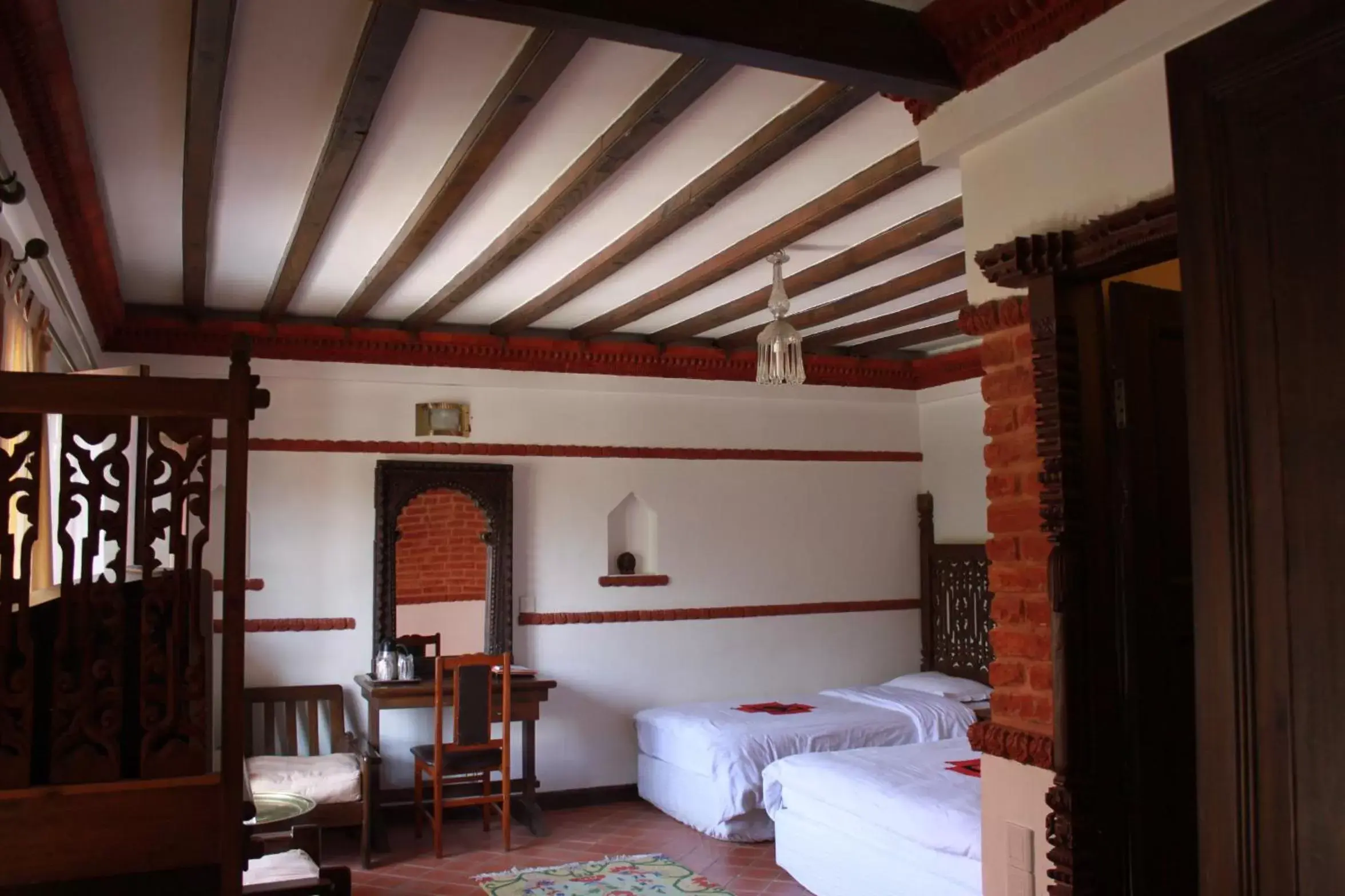 Bed in Hotel Manaslu Bed in Hotel Manaslu