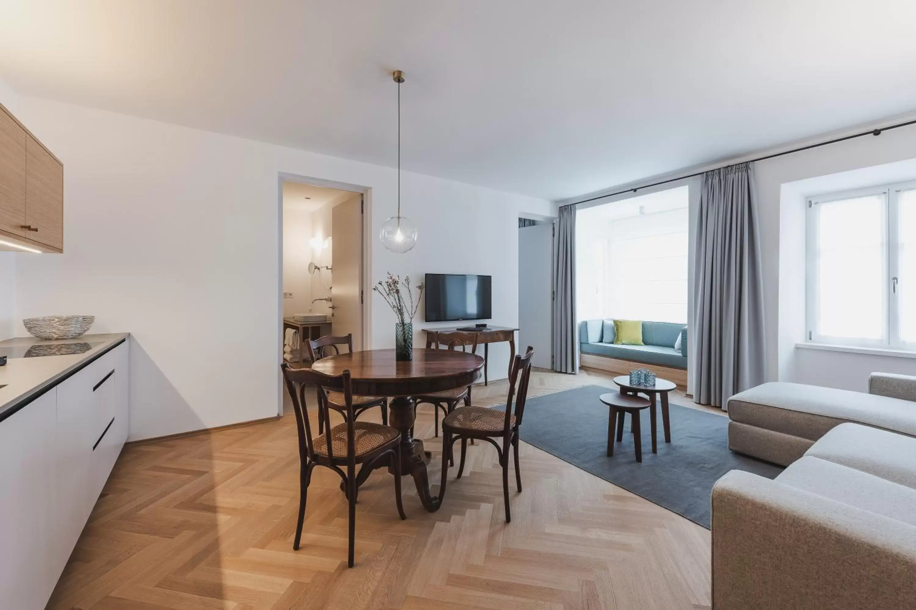 Living room, Dining Area in Kuntino Suites