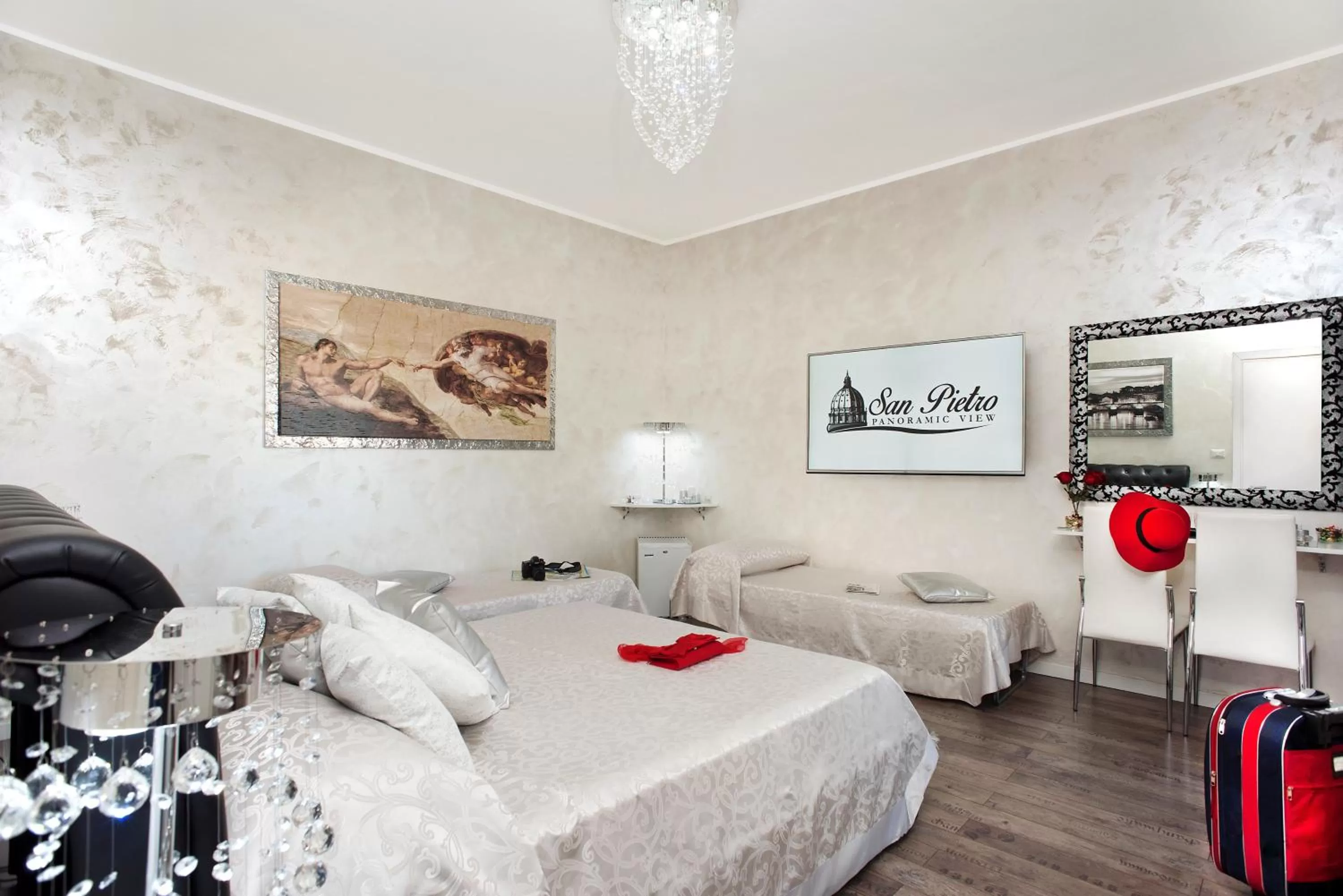 Spring, Bed in San Pietro Panoramic View