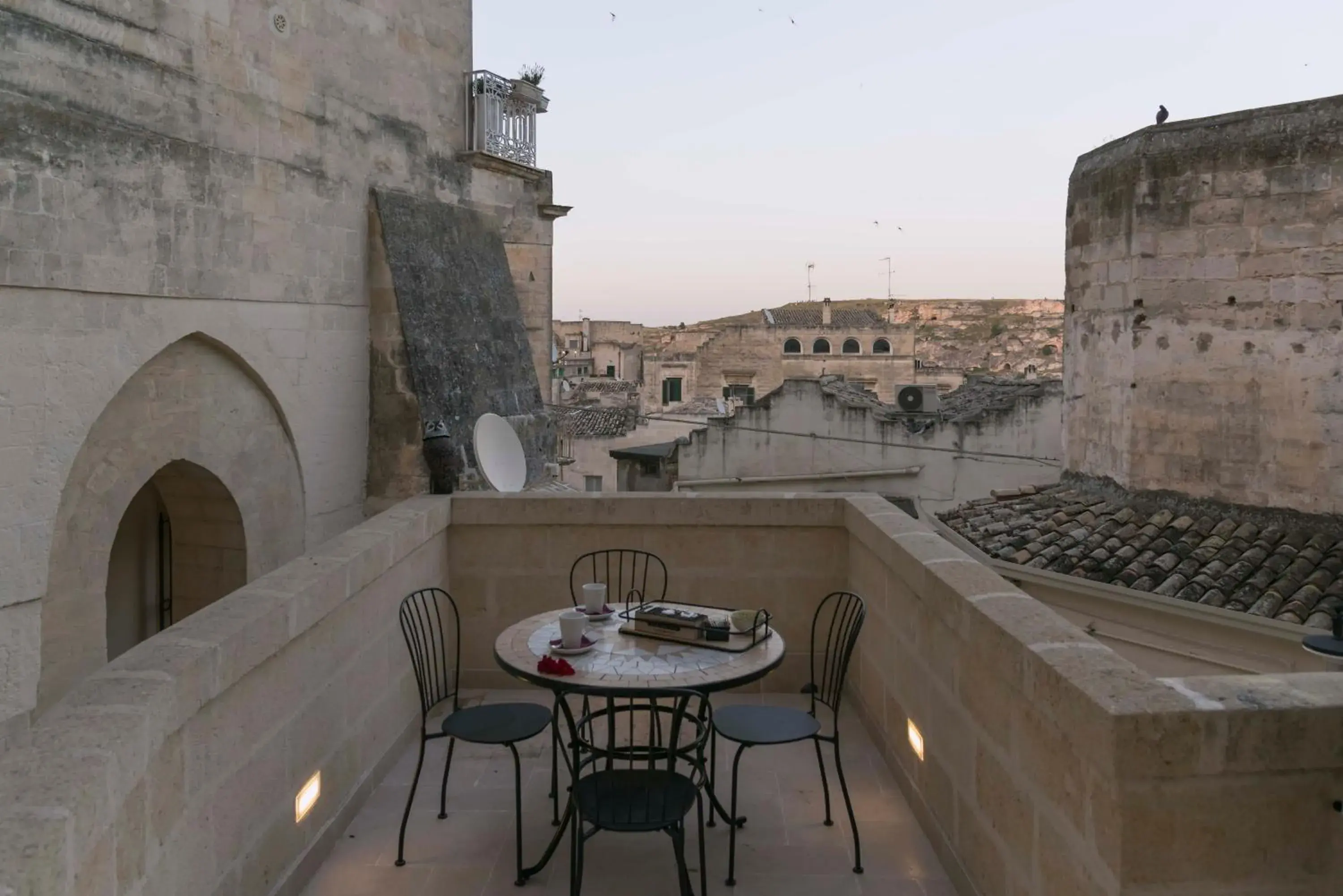 Balcony/Terrace in Albergo Del Sedile