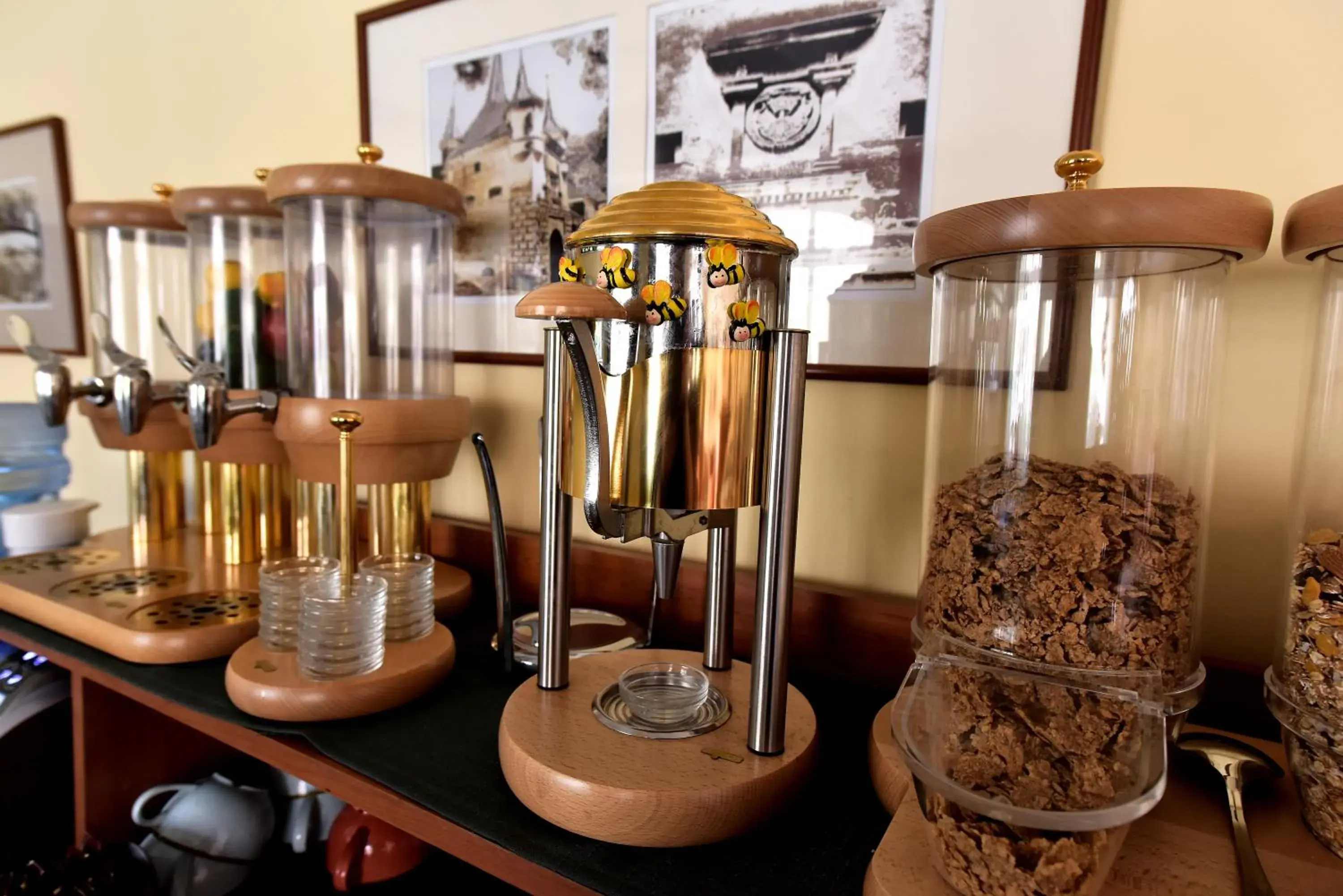 Continental breakfast in Hotel Brasov