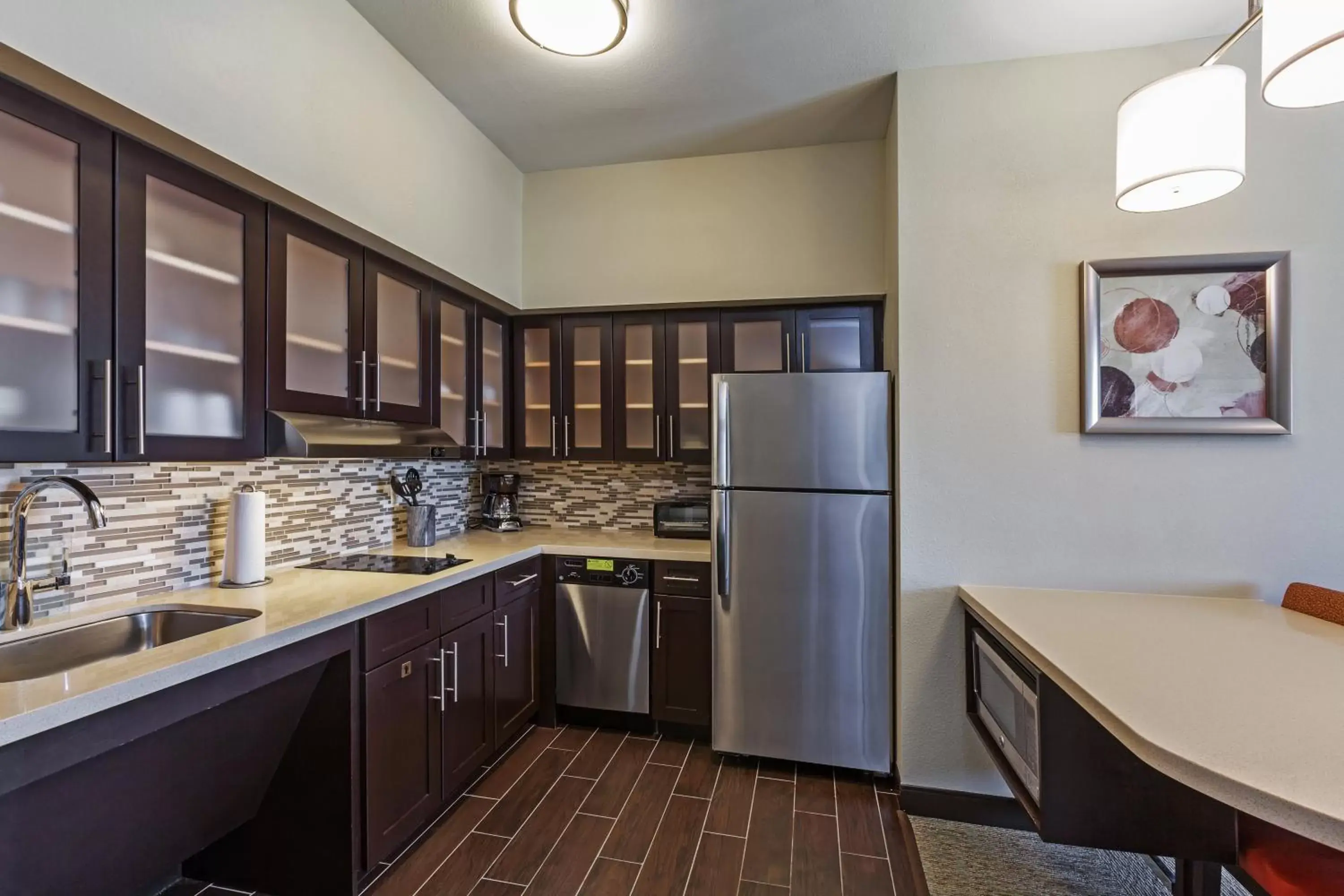 Photo of the whole room, Kitchen/Kitchenette in Staybridge Suites Fort Worth Fossil Creek, an IHG Hotel