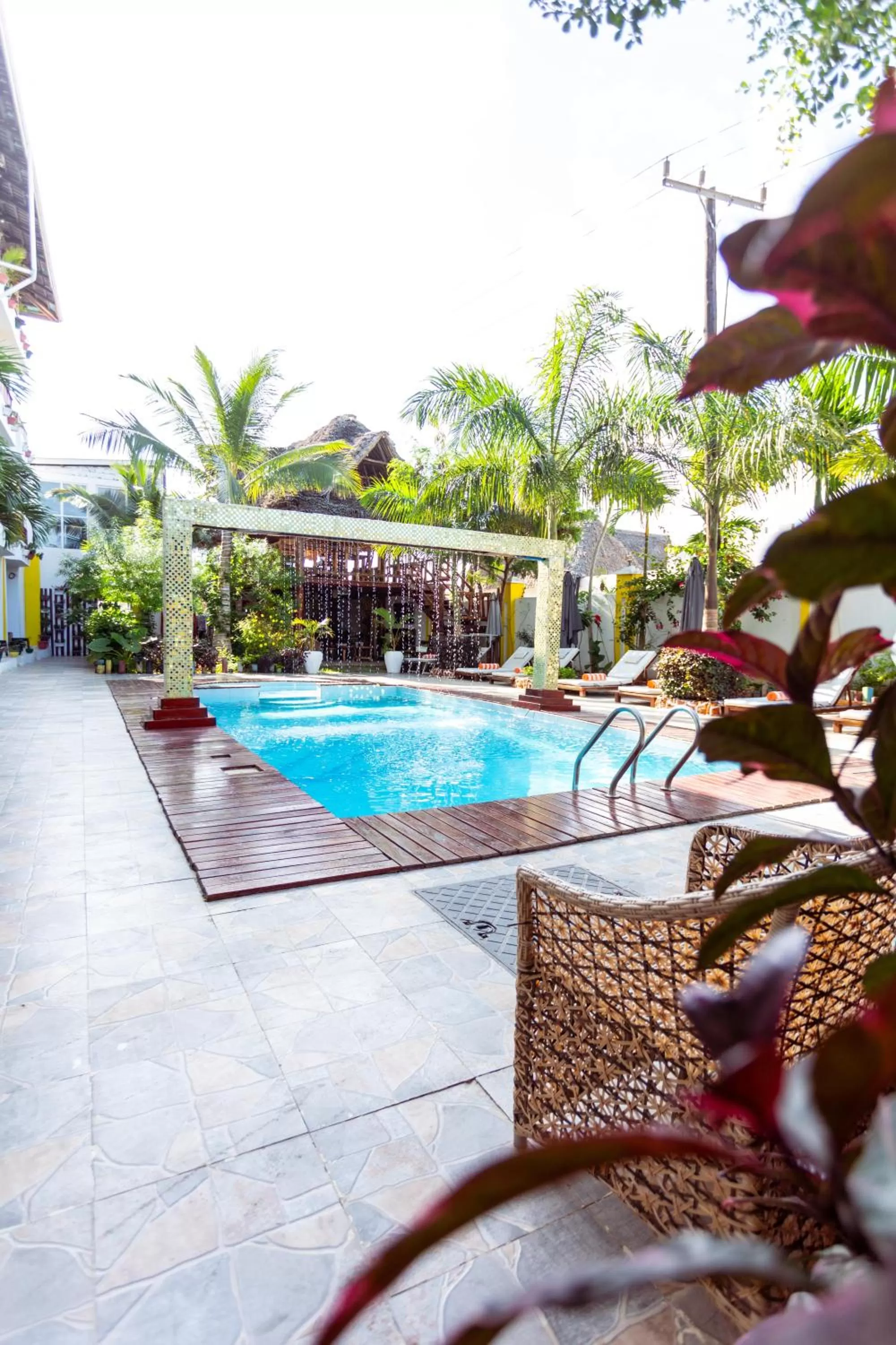 Swimming Pool in Canary Nungwi Hotel & Free SPA