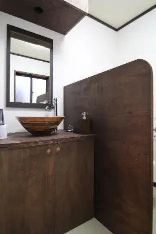 Bathroom in Kohaku an Machiya House