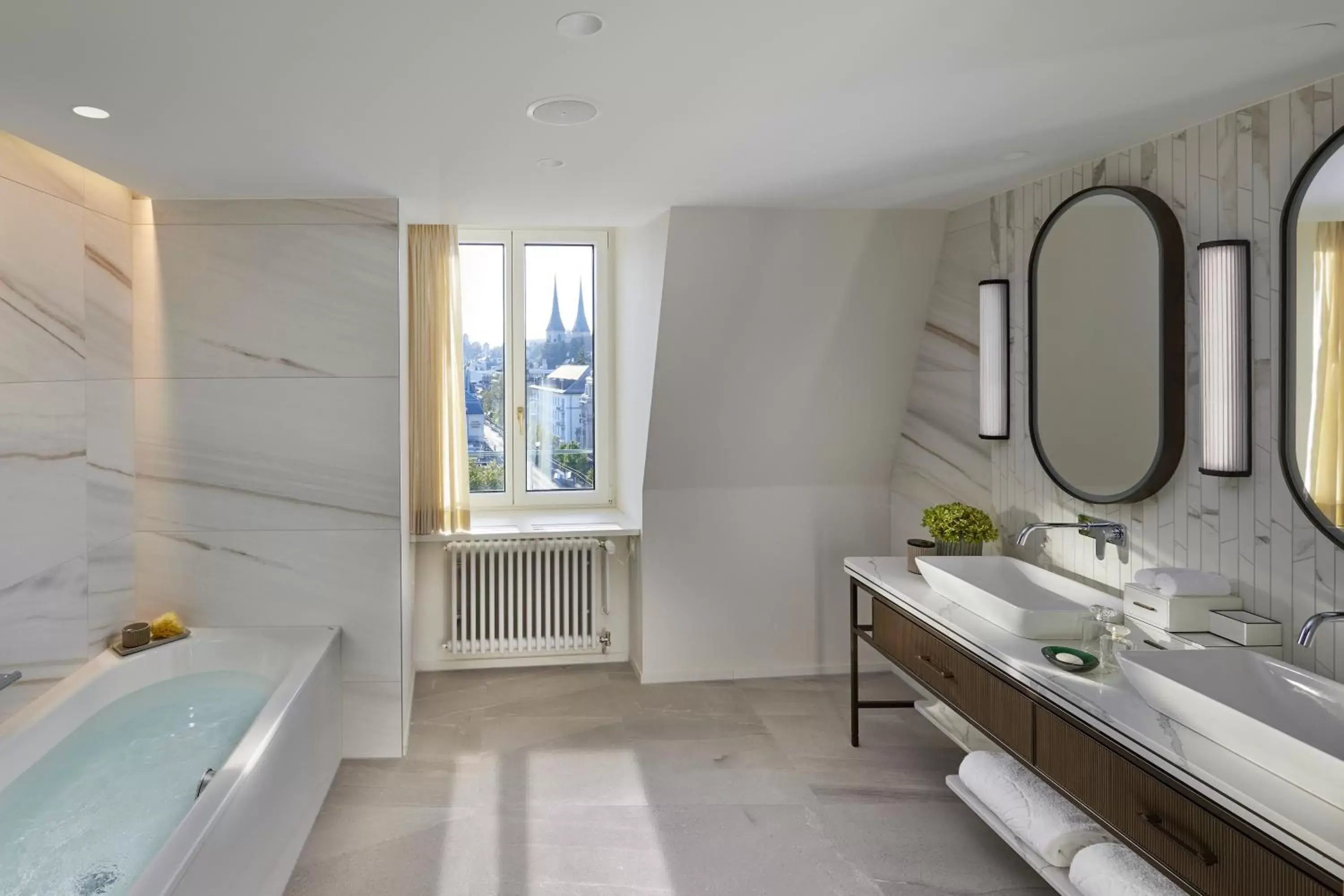 Bathroom in Mandarin Oriental Palace, Luzern