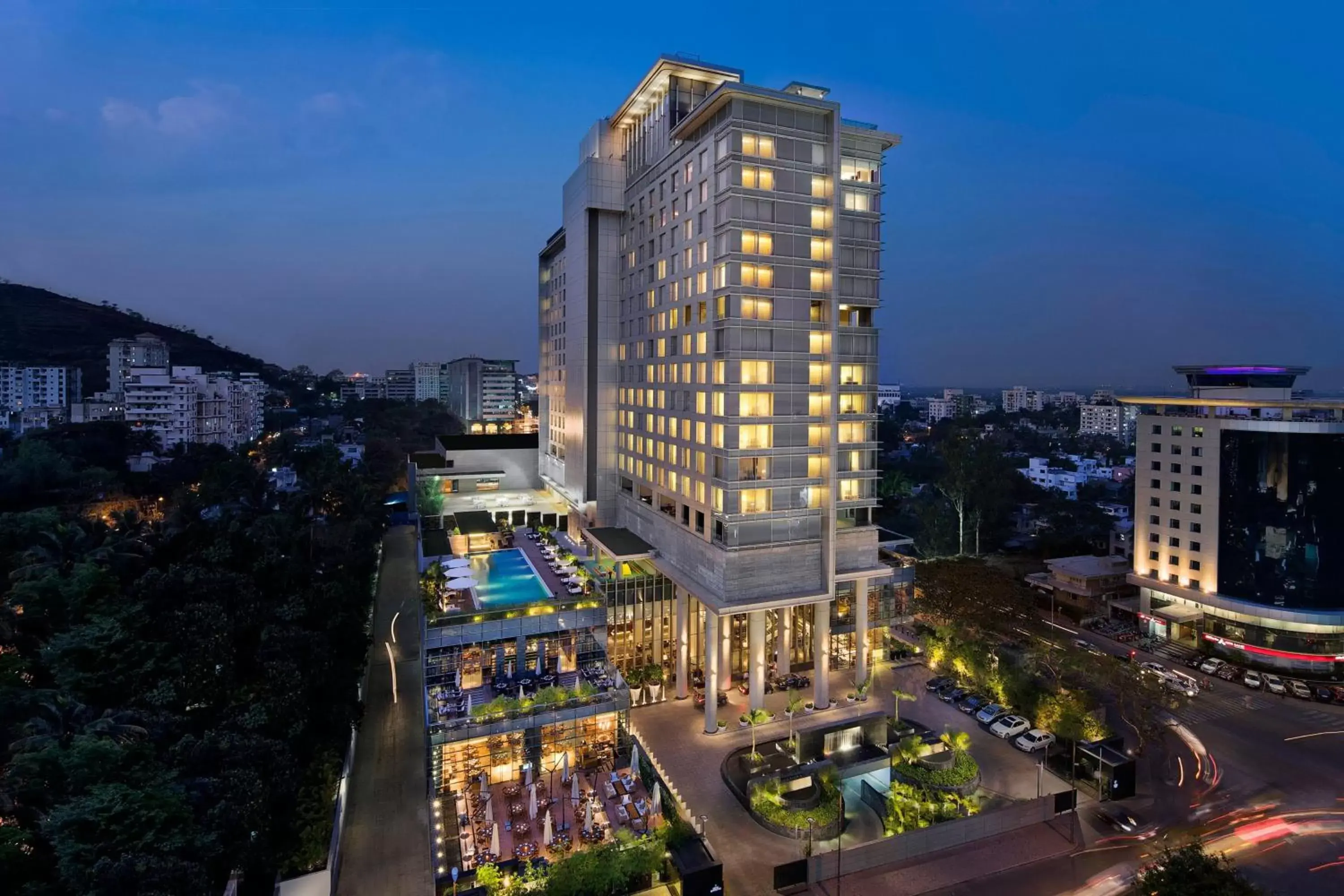 Property building, Bird's-eye View in JW Marriott Pune