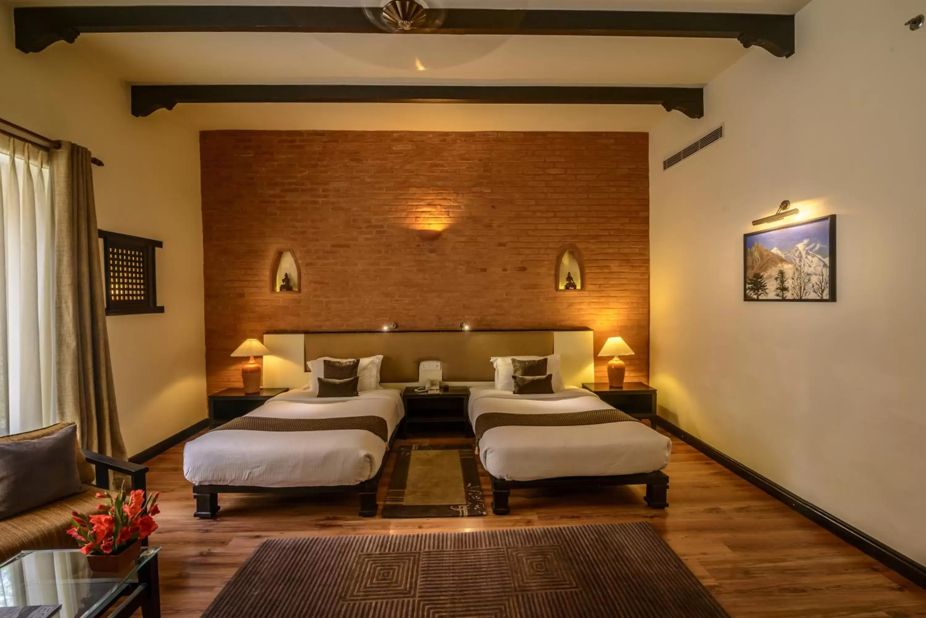 Photo of the whole room, Bed in Gokarna Forest Resort