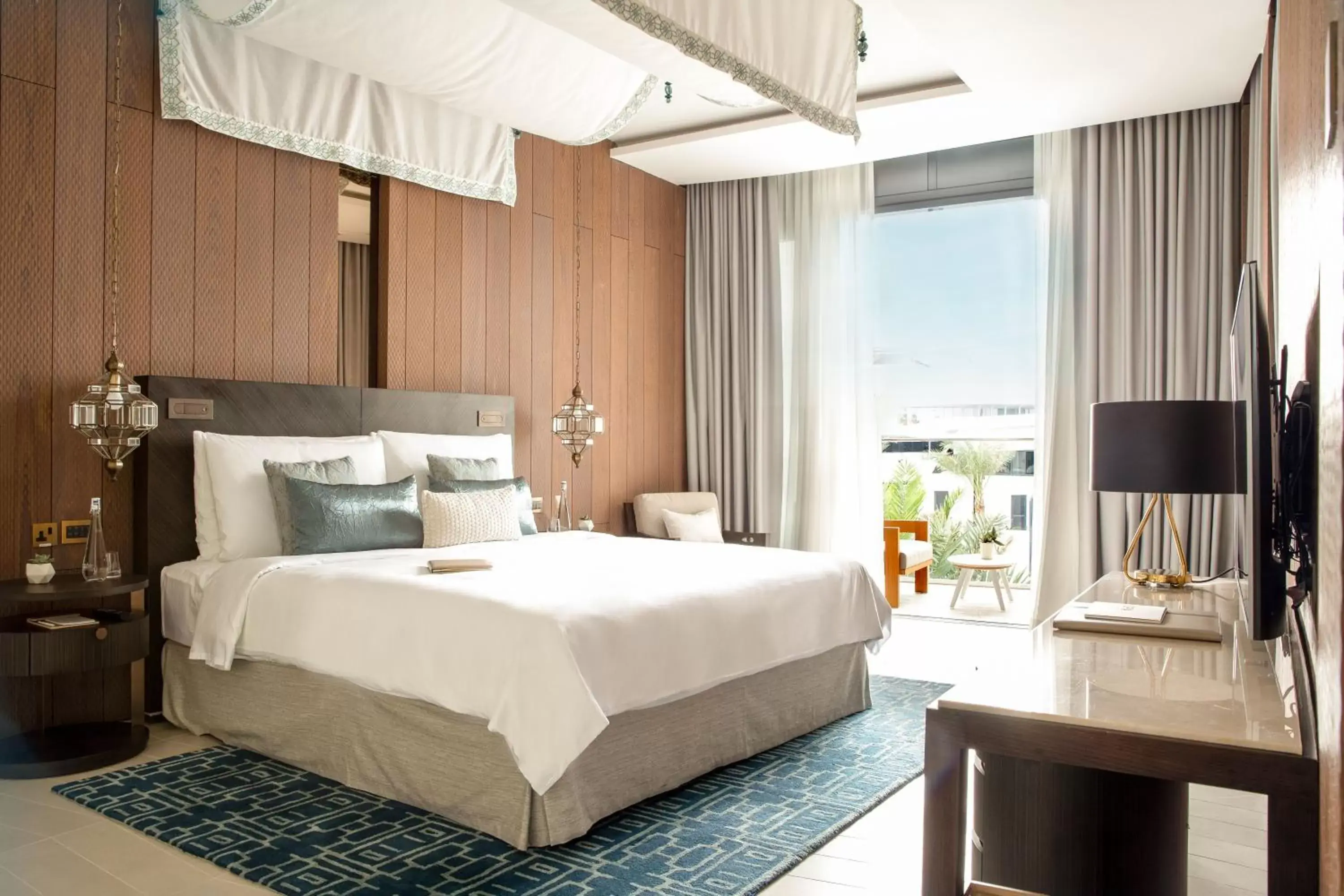 Bed in Jumeirah at Saadiyat Island Resort