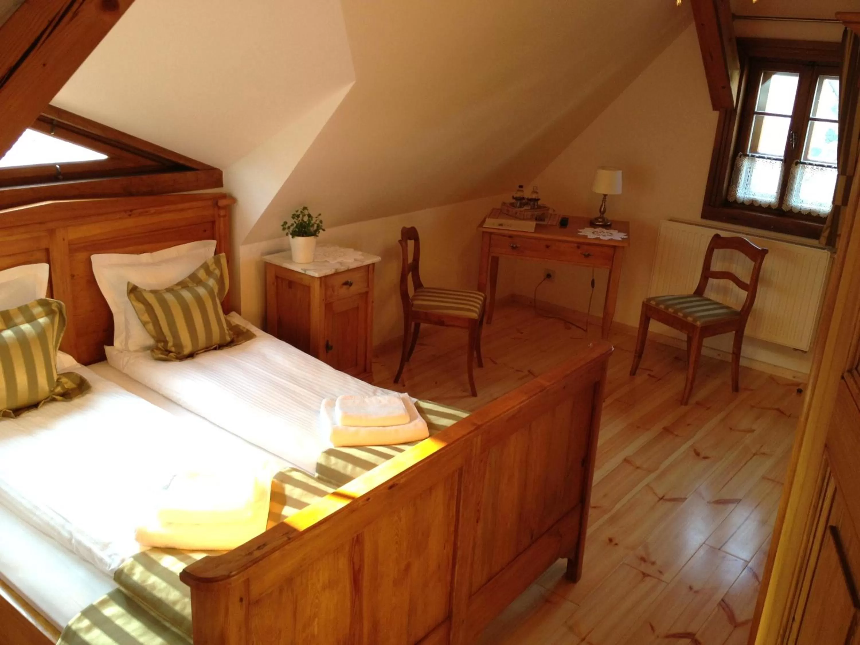 Bed in Pensjonat Dom Zegarmistrza