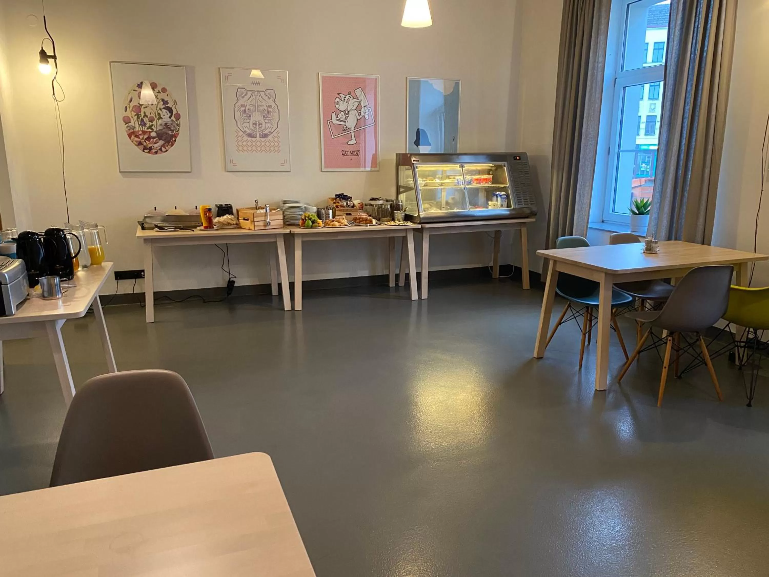 Dining area in Hotel city.city