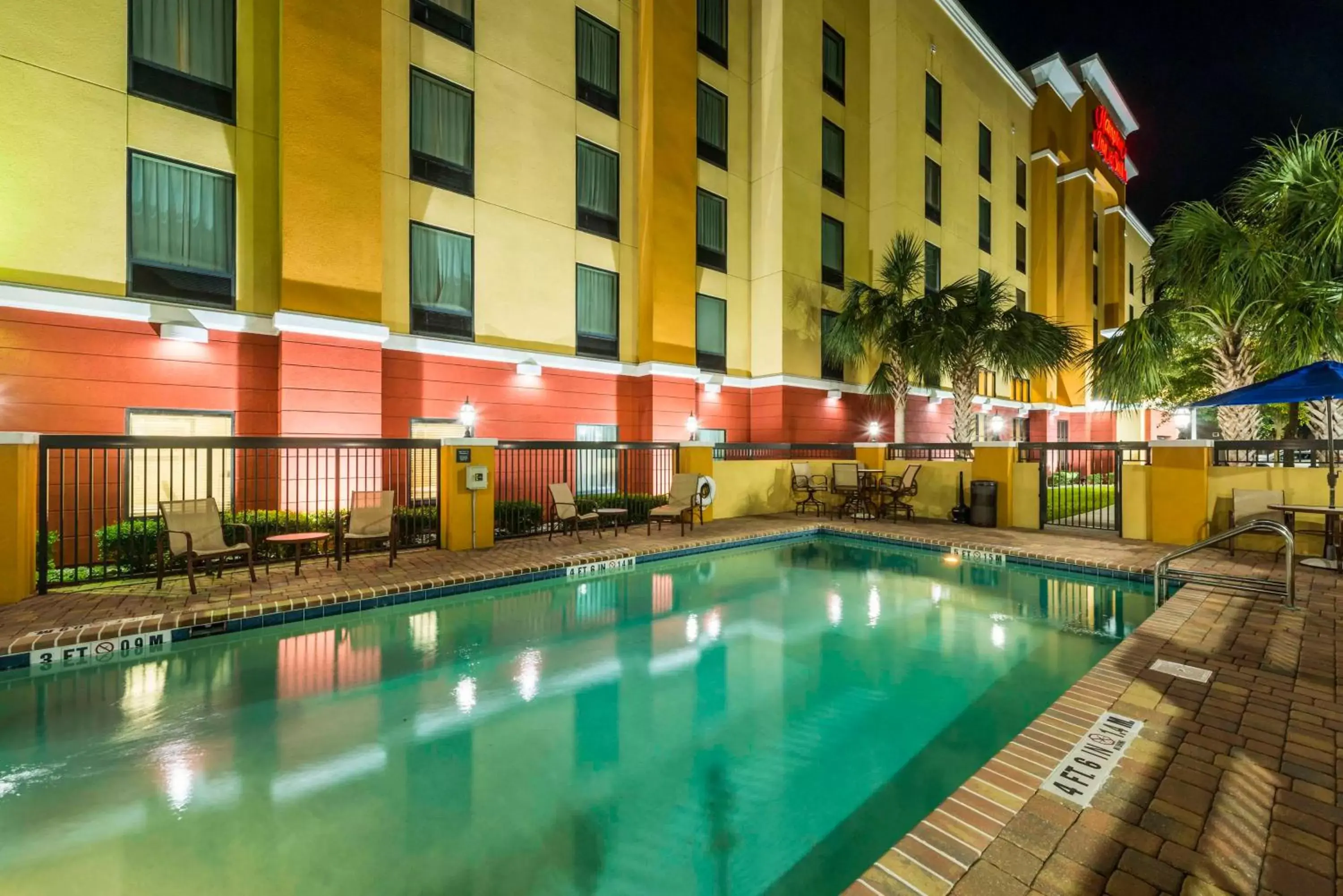 Pool view, Swimming Pool in Hampton Inn & Suites Jacksonville South - Bartram Park