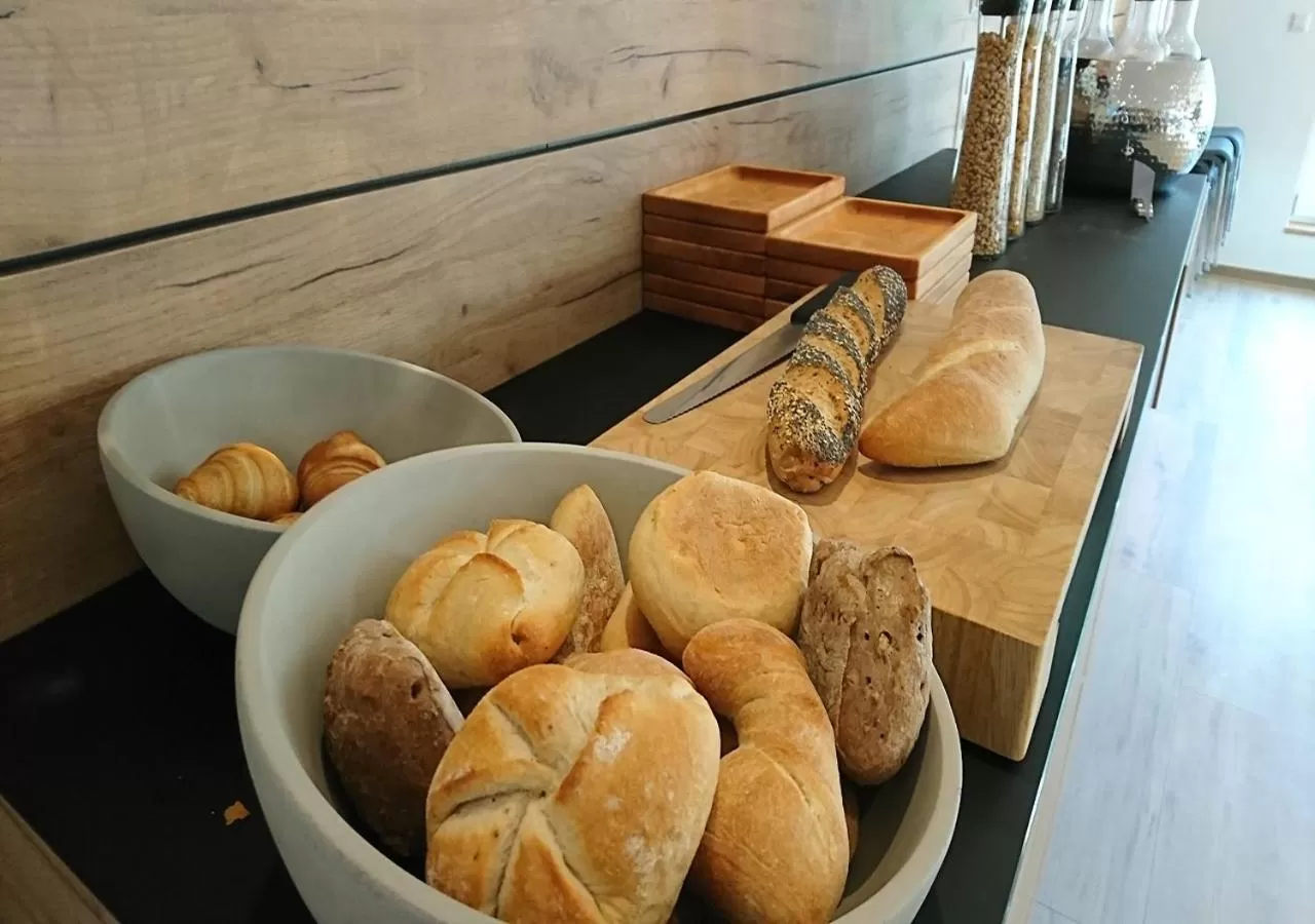 Continental breakfast in Hotel Restaurant Kochschule Rössle