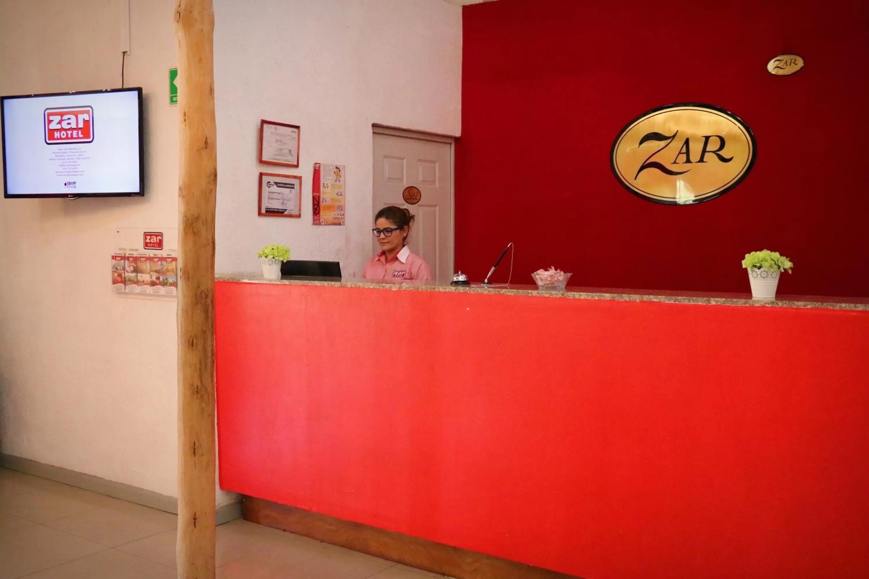 Lobby or reception in Zar Colima