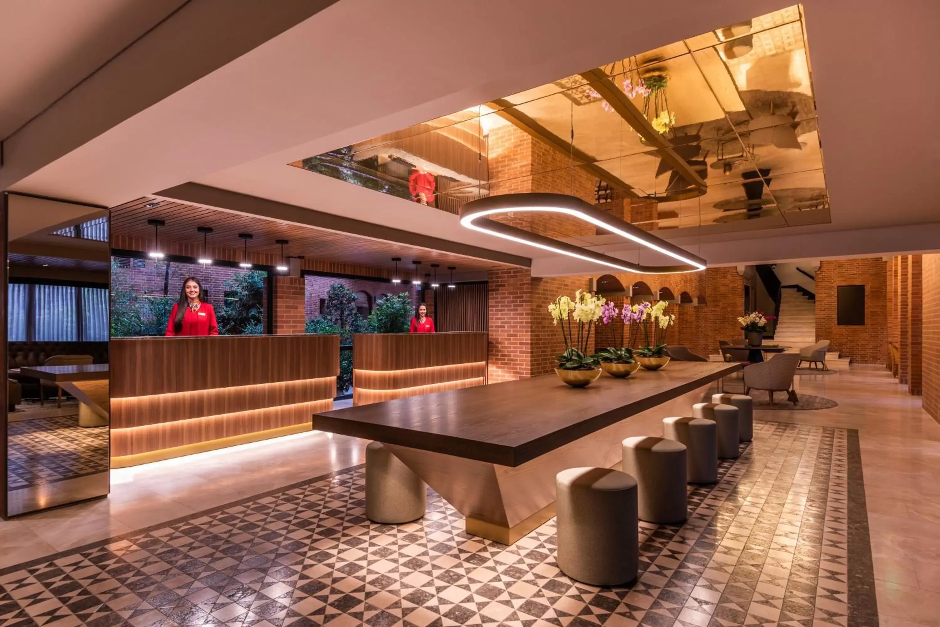 Lobby or reception, Lounge/Bar in Hotel Estelar La Fontana