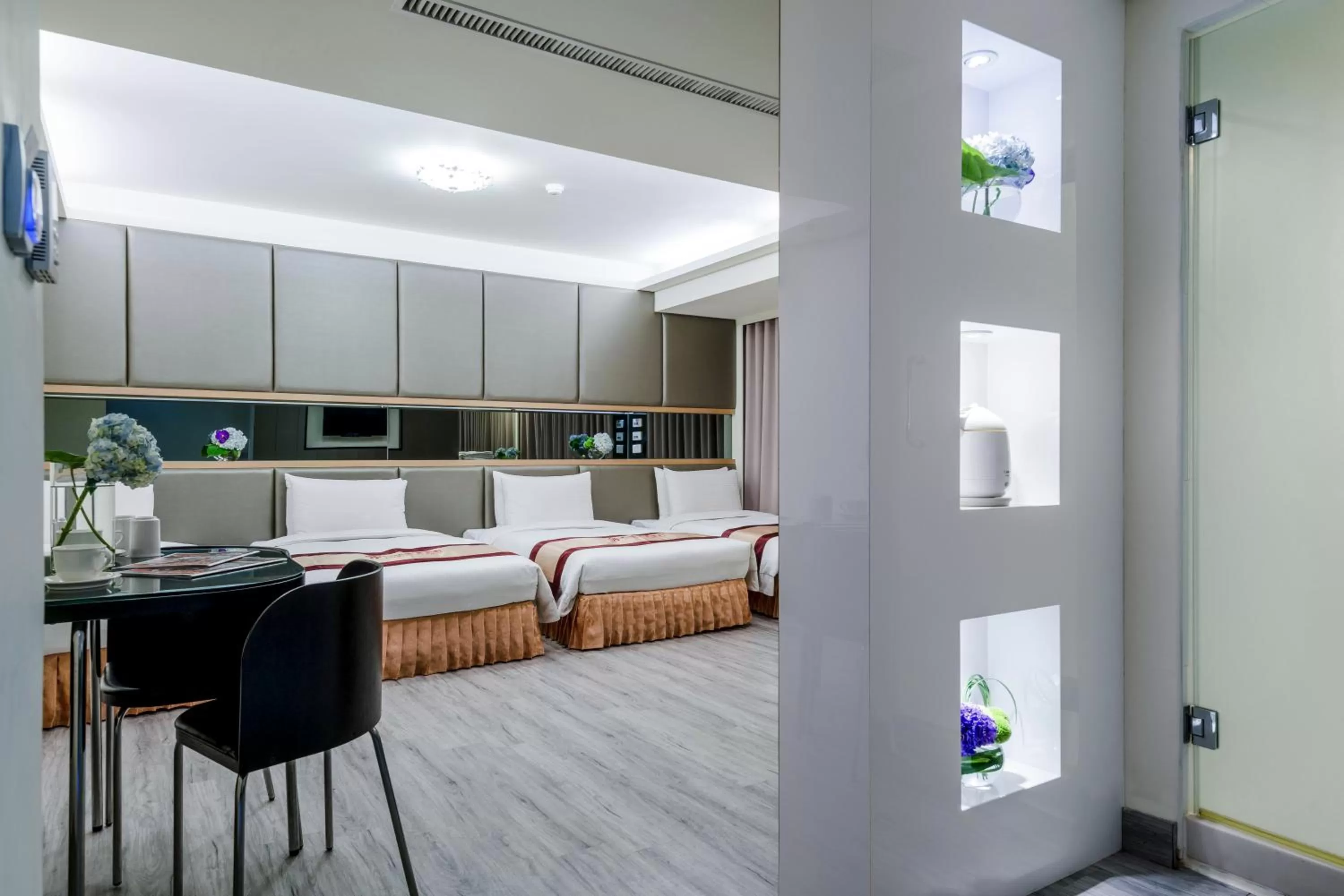 Decorative detail, Bed in Harmonious Hotel