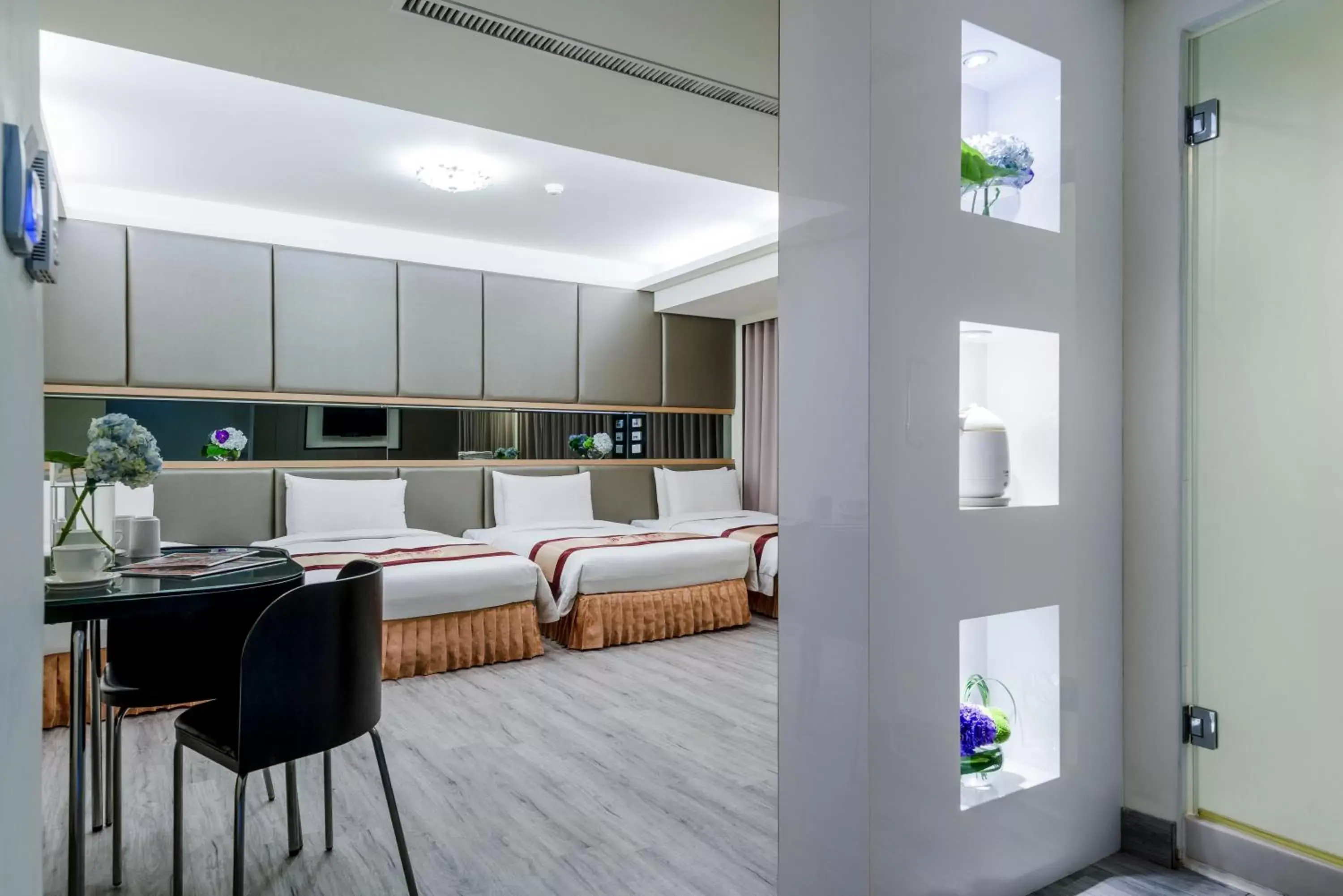 Decorative detail, Bed in Harmonious Hotel Decorative detail, Bed in Harmonious Hotel