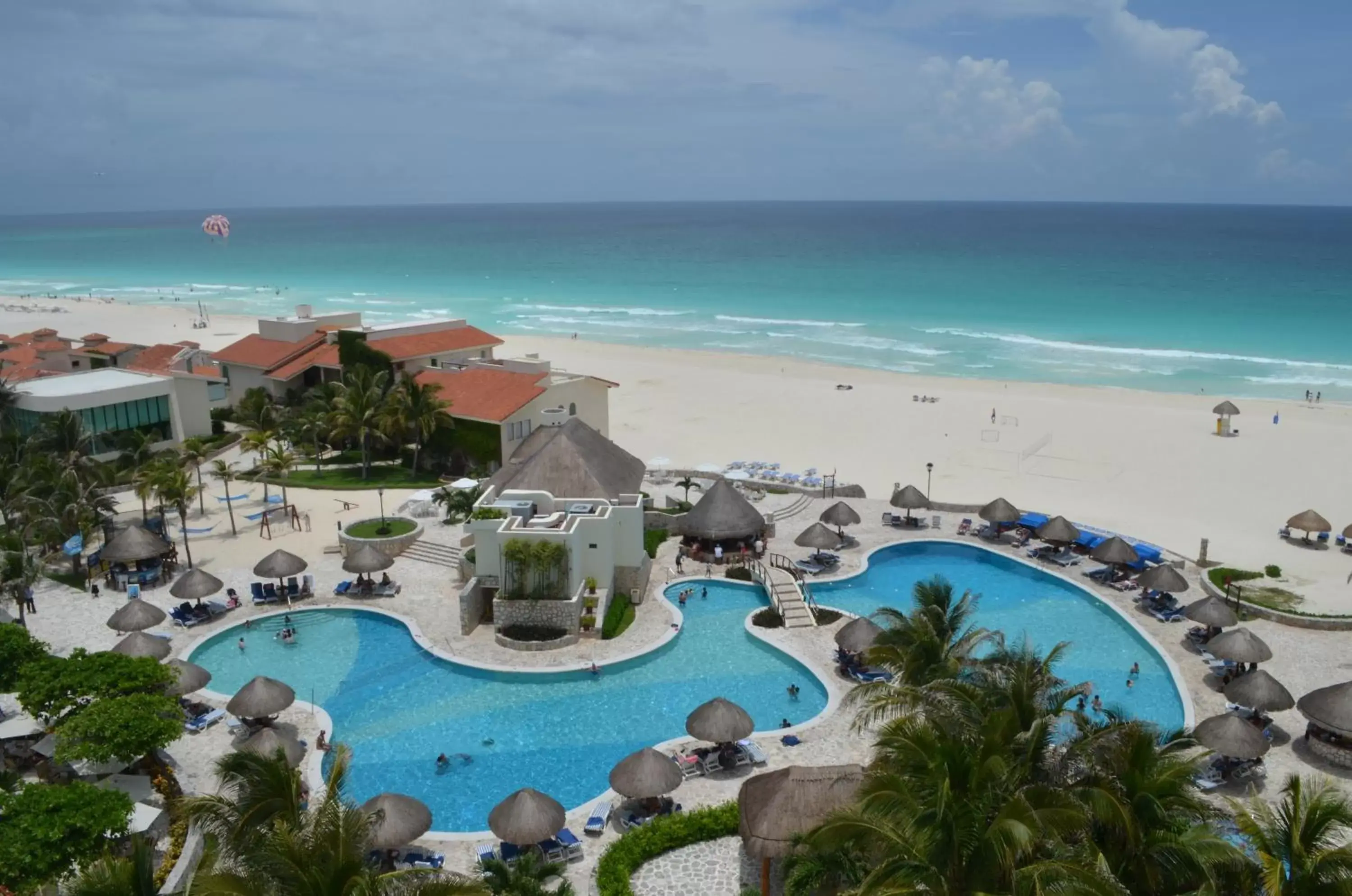Beach, Pool View in Grand Park Royal Cancun