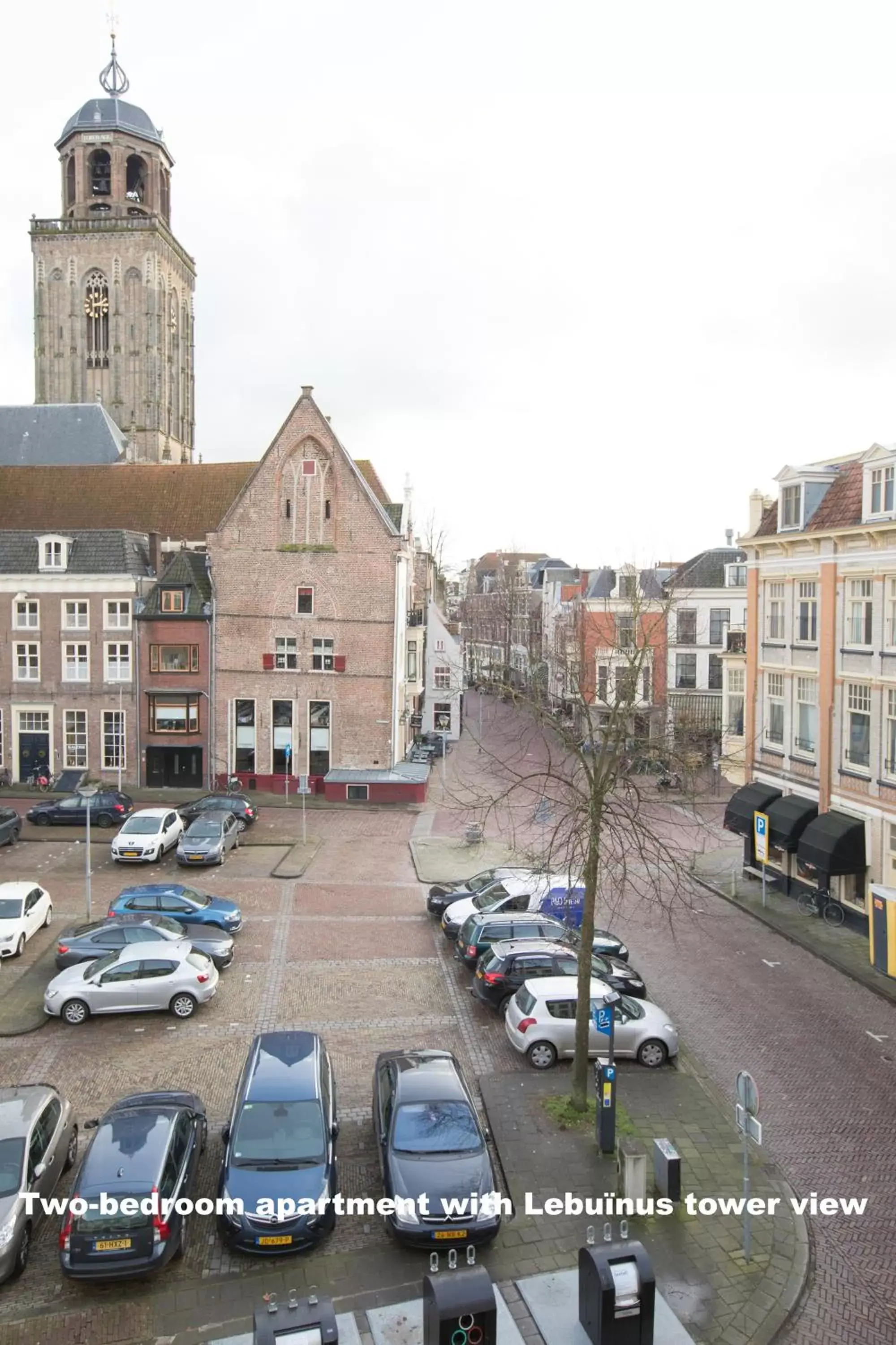 City view in Hotel de Vischpoorte, hartje Deventer en aan de IJssel